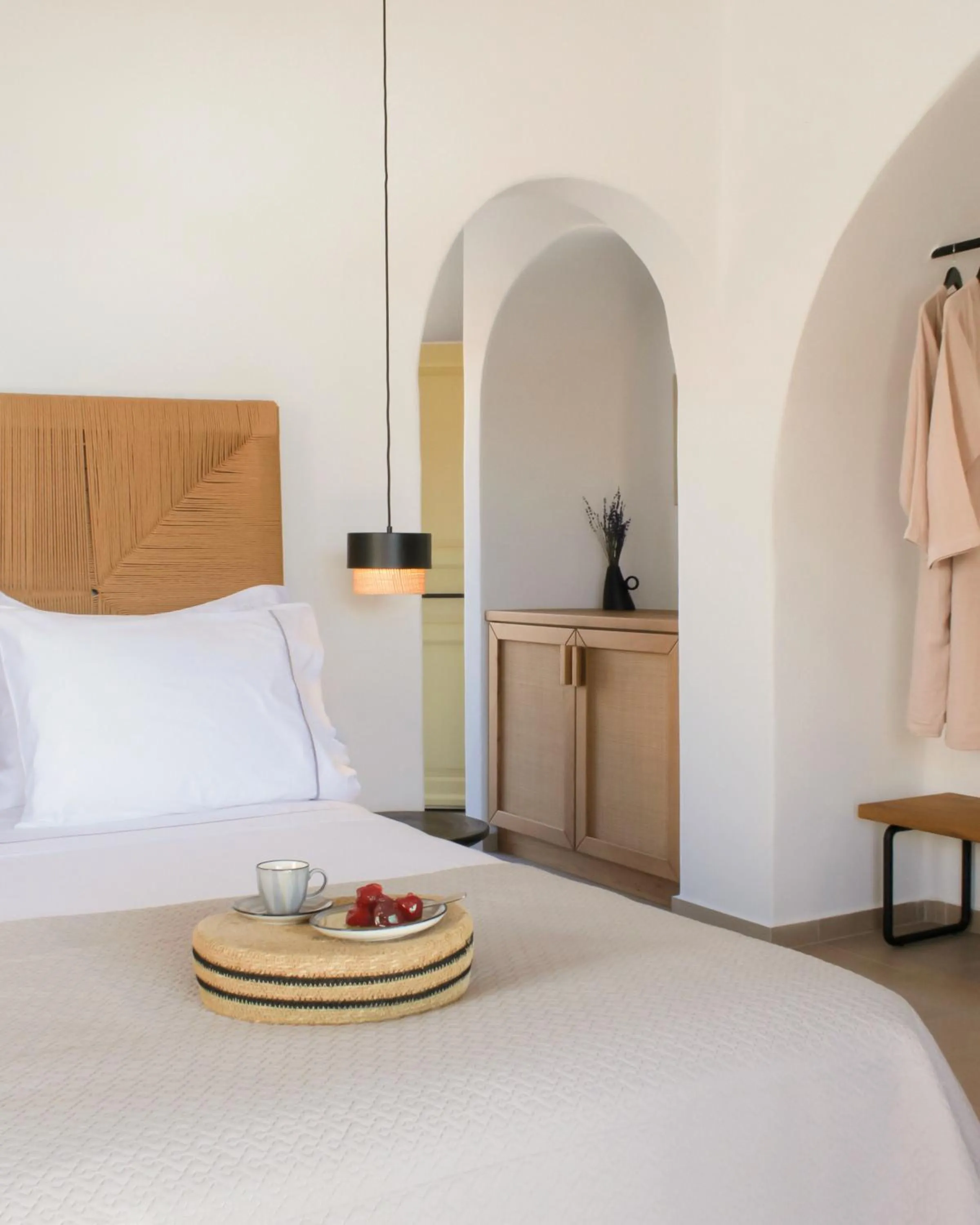 Bed in Anassa Boutique Hotel