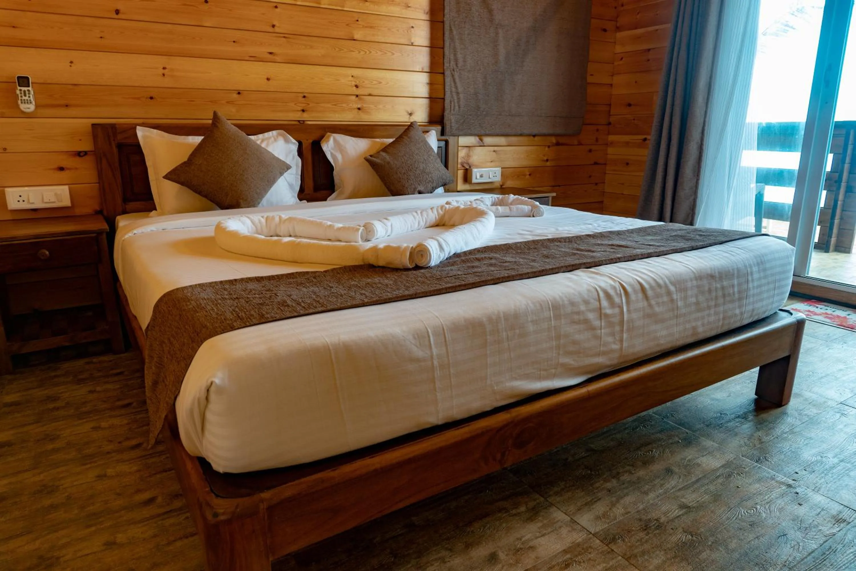 Bed in Vista Praia Beach Resort