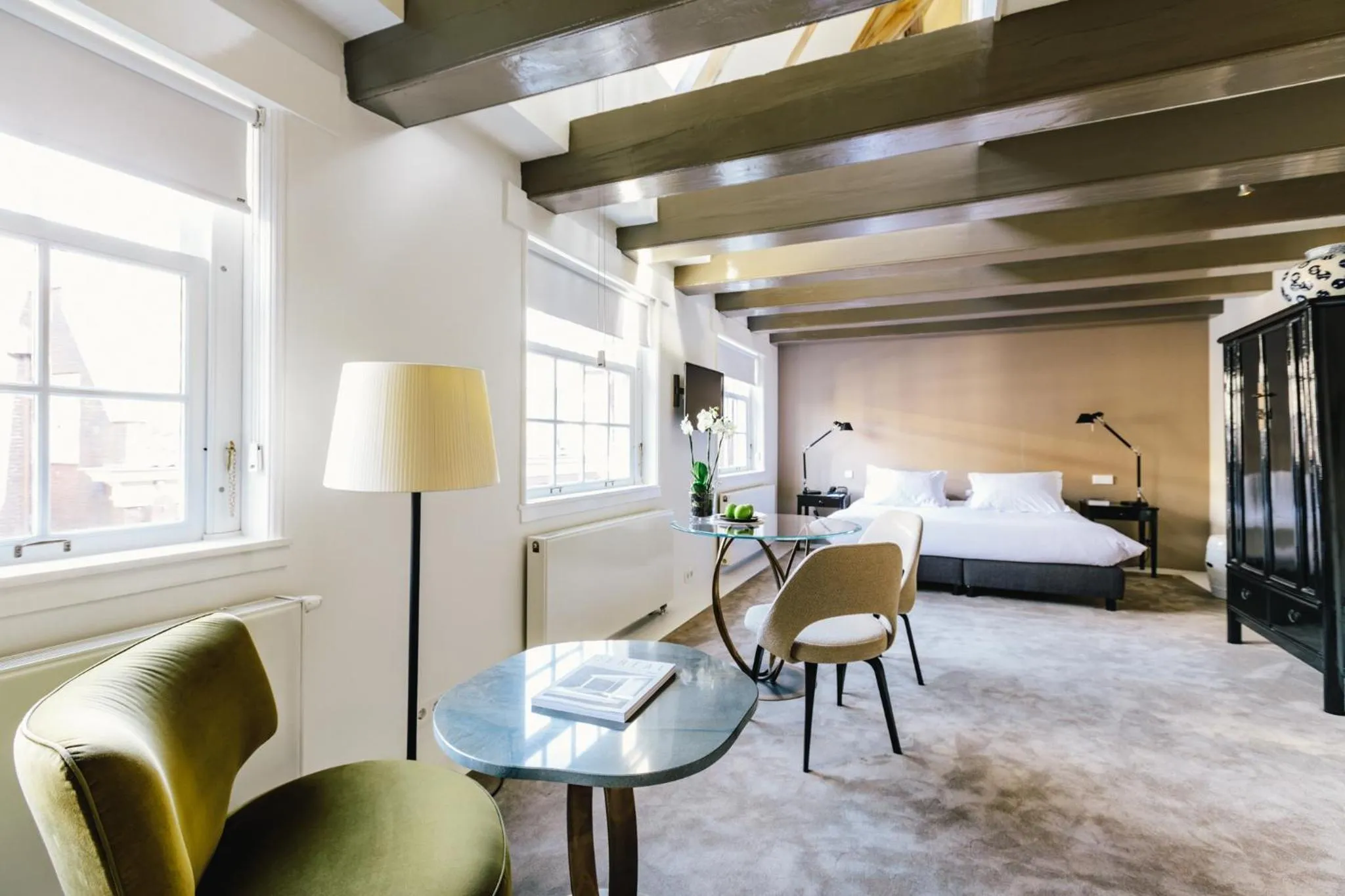 Bed in The Dylan Amsterdam - The Leading Hotels of the World