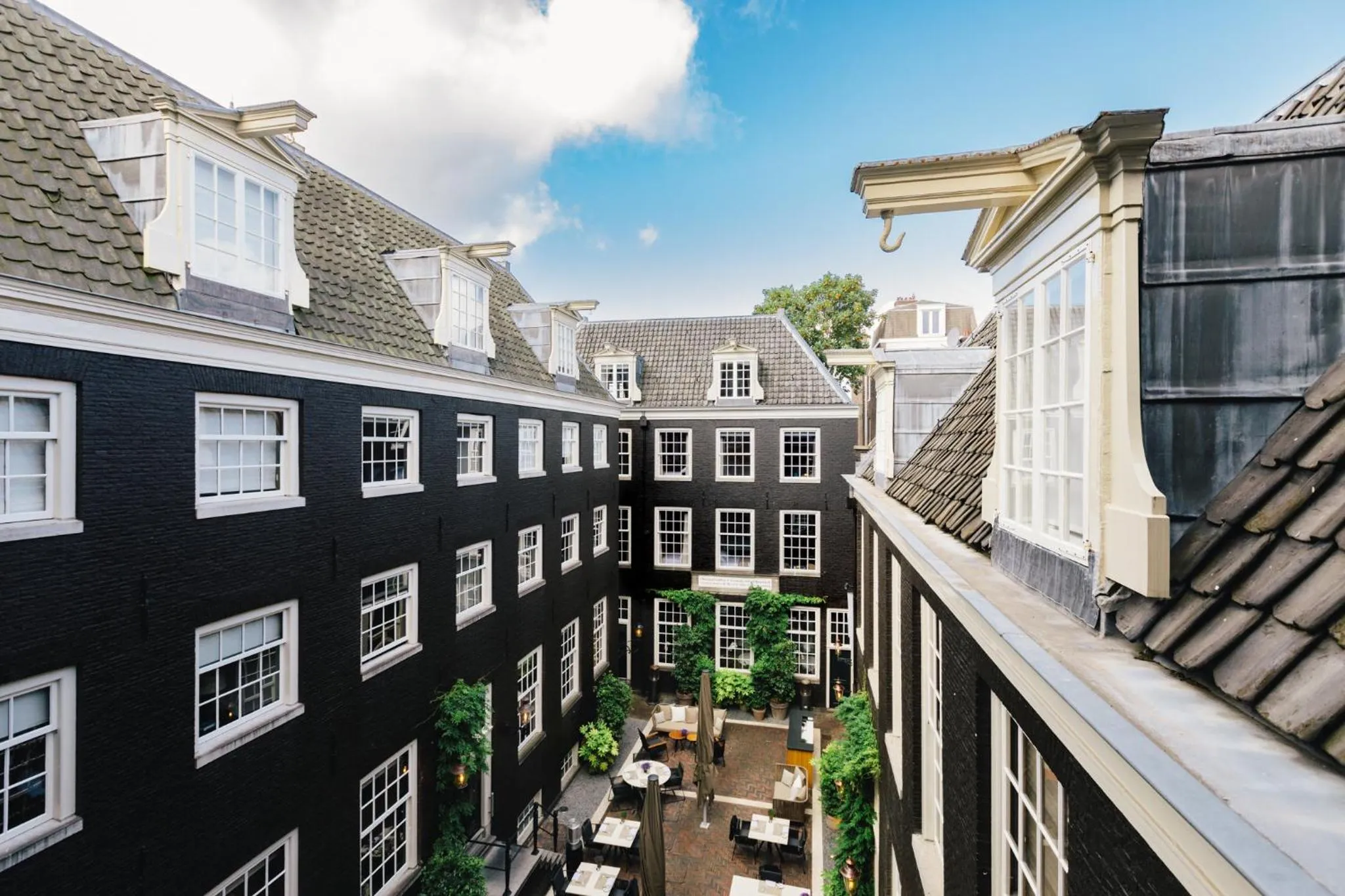 Garden view in The Dylan Amsterdam - The Leading Hotels of the World