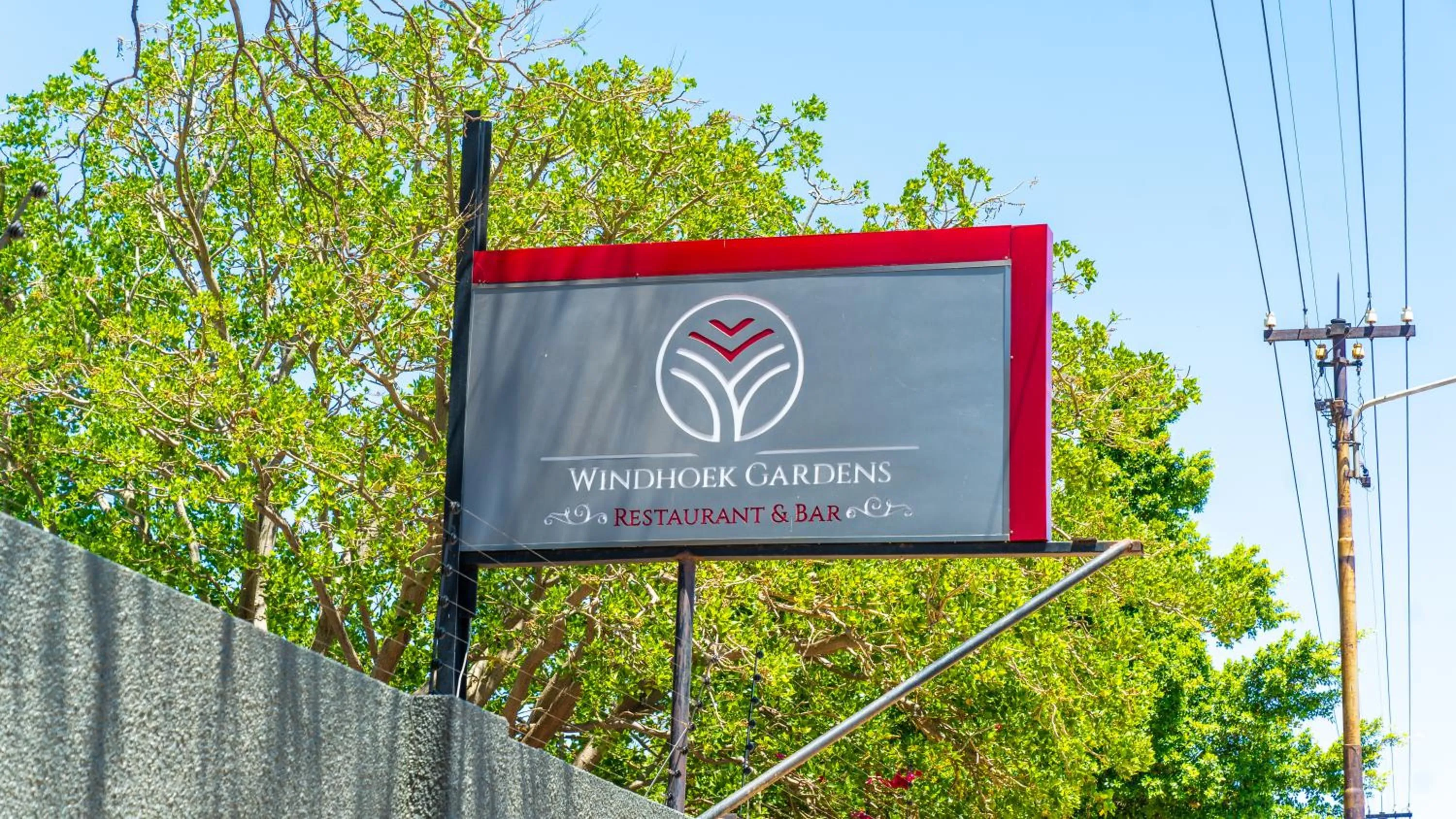 Street view in Windhoek Gardens Boutique Hotel