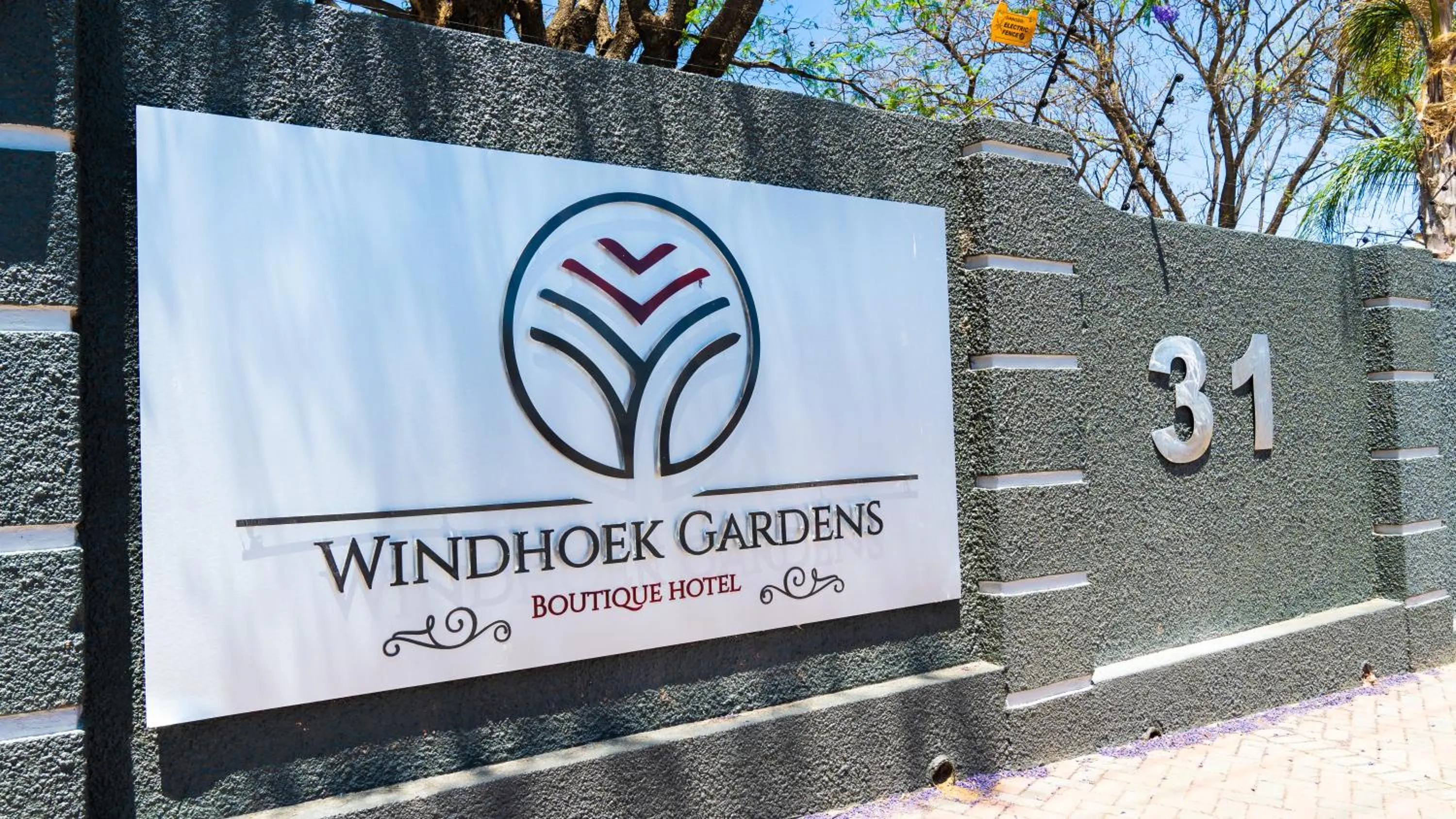 Logo/Certificate/Sign in Windhoek Gardens Boutique Hotel