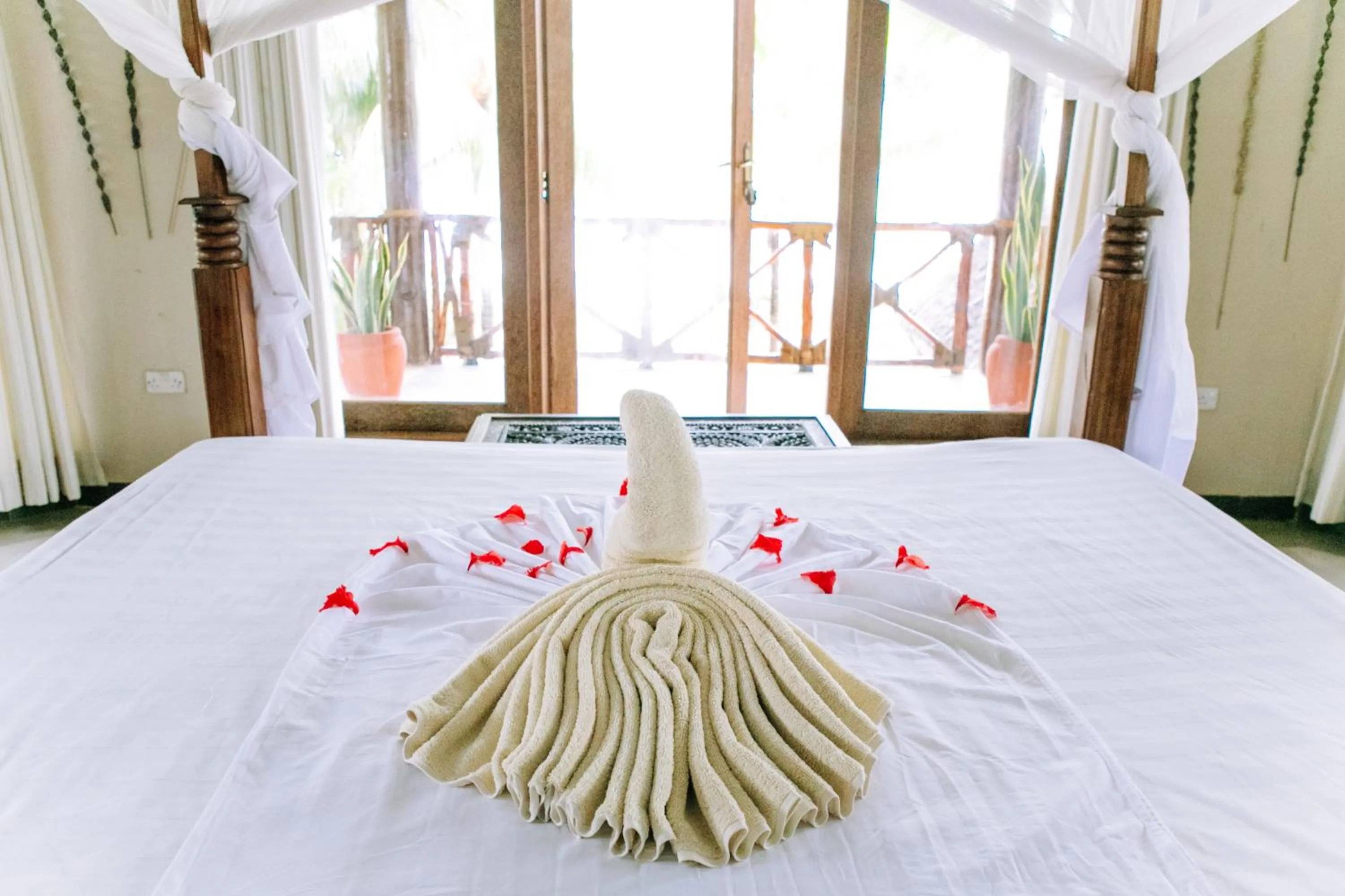 Bed in Tamani Villas