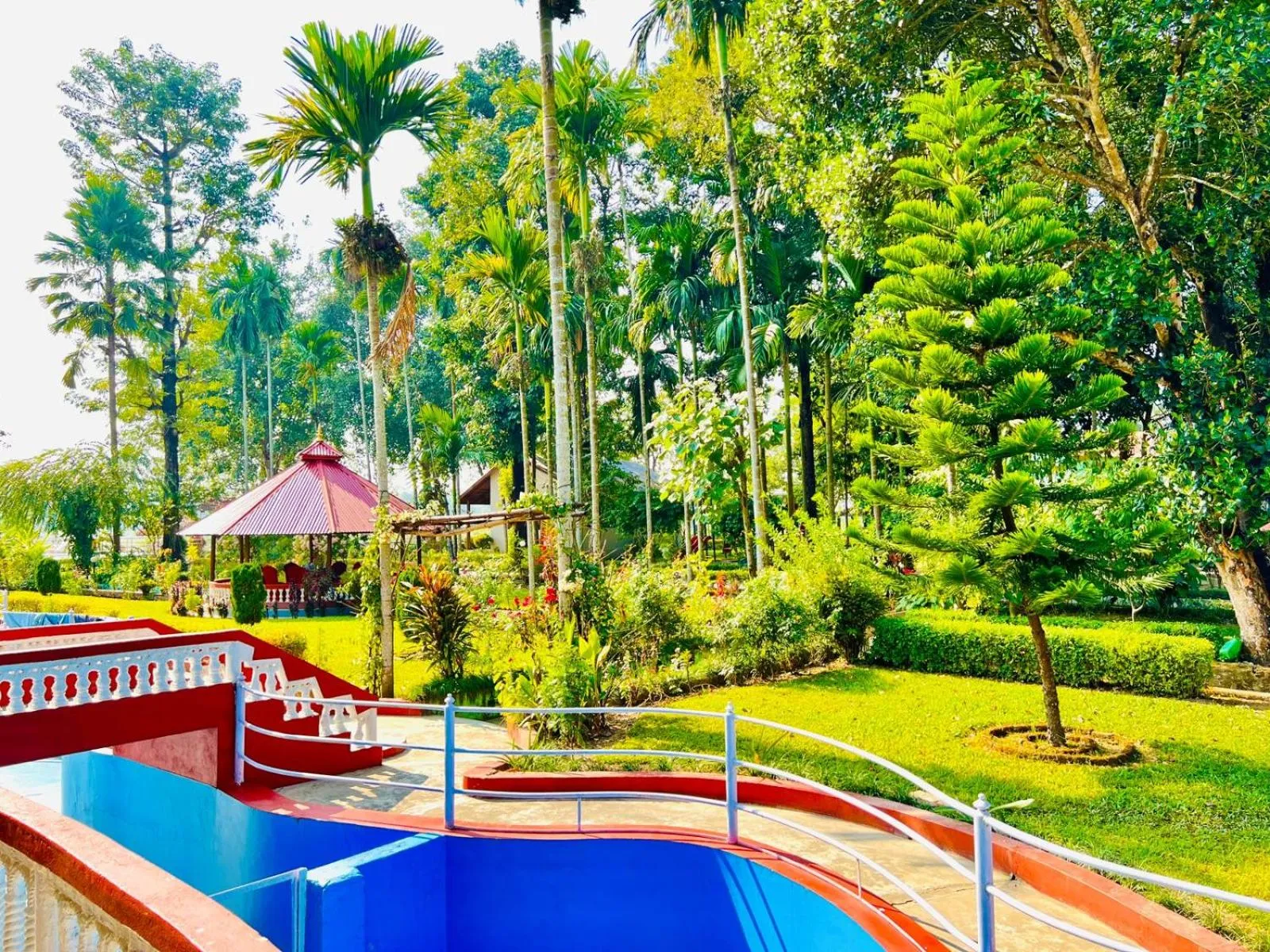 Garden in Hotel Hermitage
