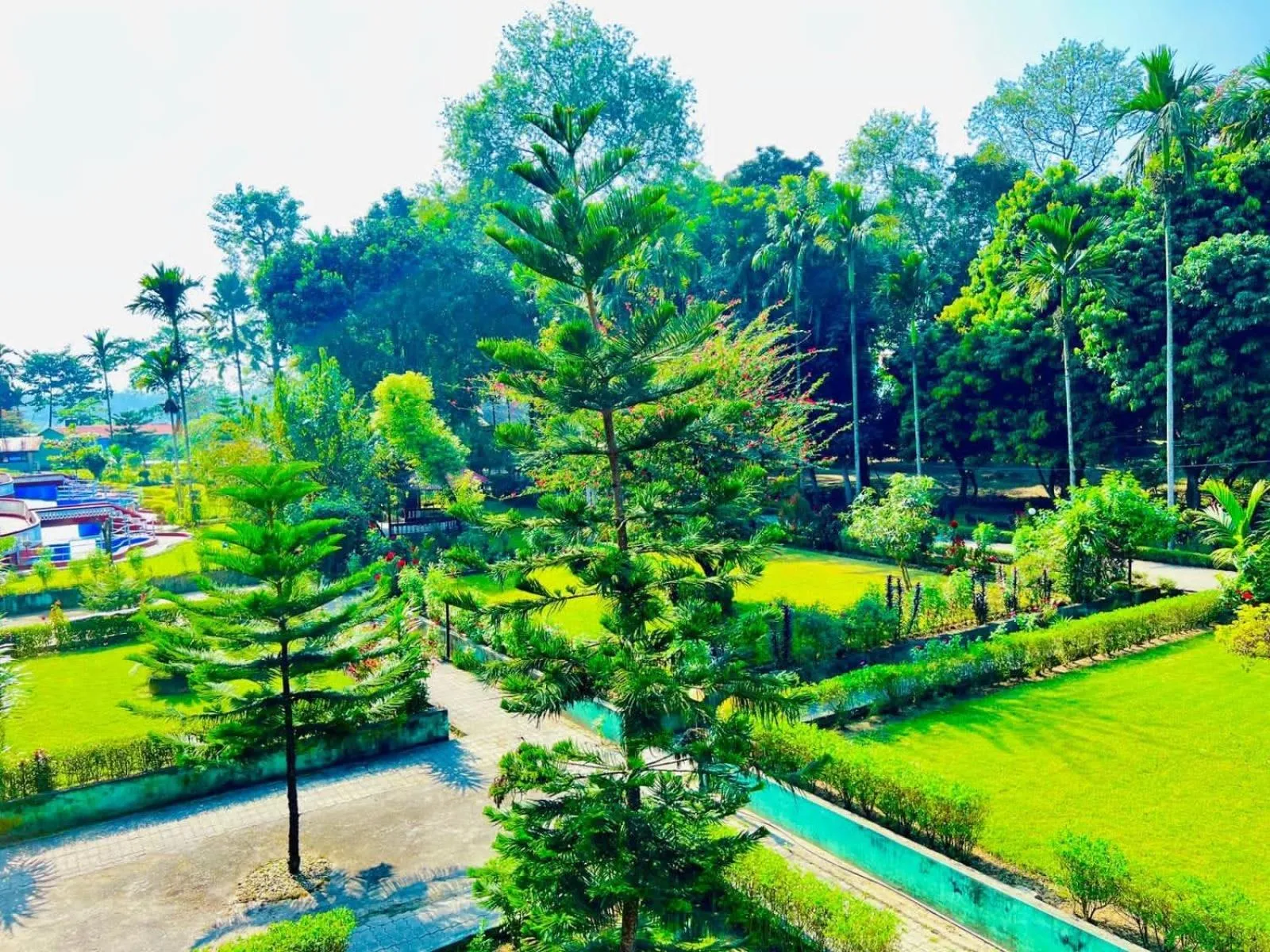 Natural landscape in Hotel Hermitage