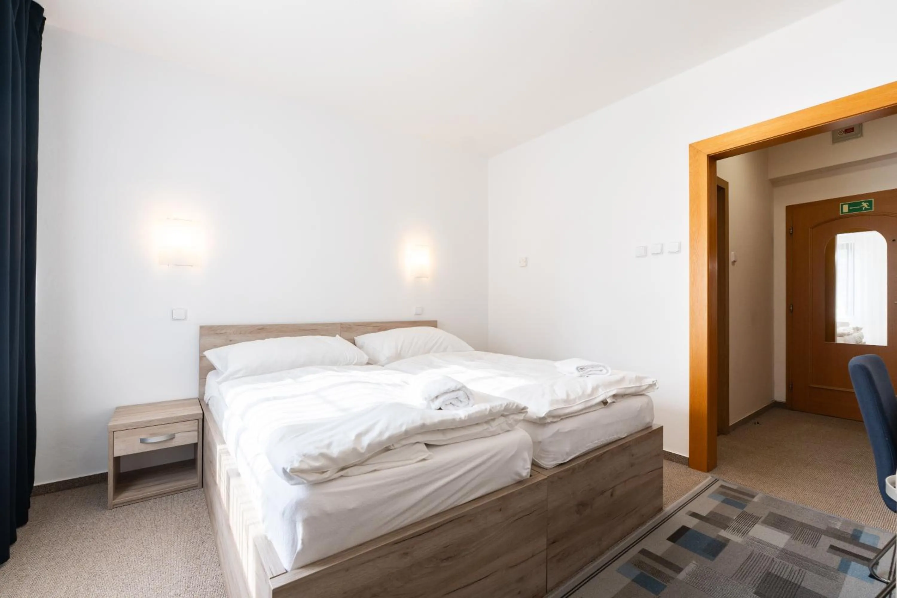 Bed in Hotel Širák