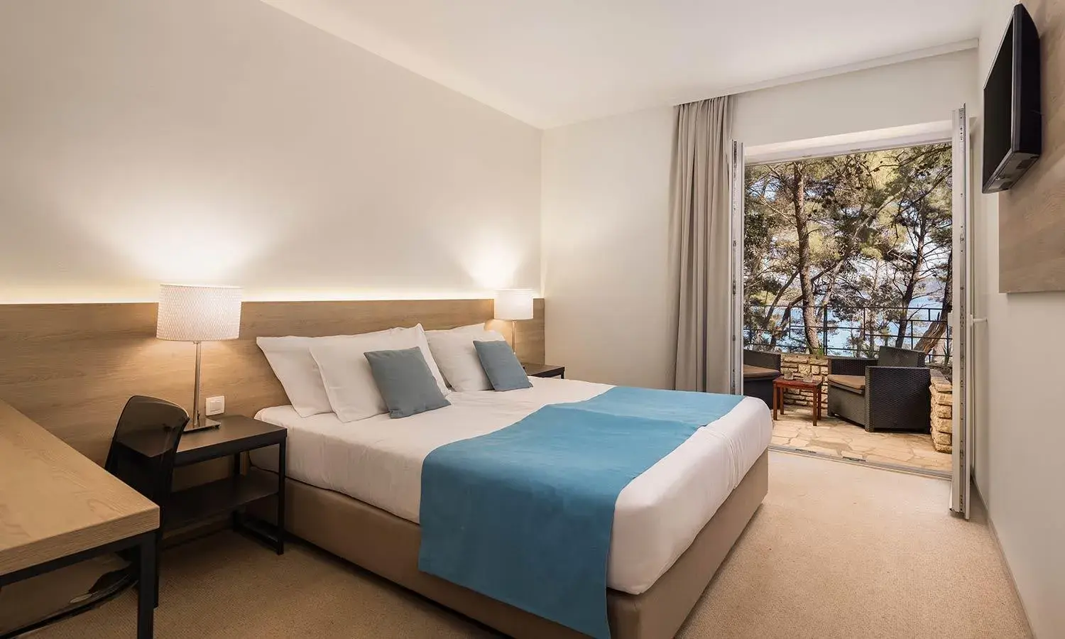 Superior Double Room with Balcony and Sea View - single occupancy in Aminess Younique Senses Resort Superior Double Room with Balcony and Sea View - single occupancy in Aminess Younique Senses Resort