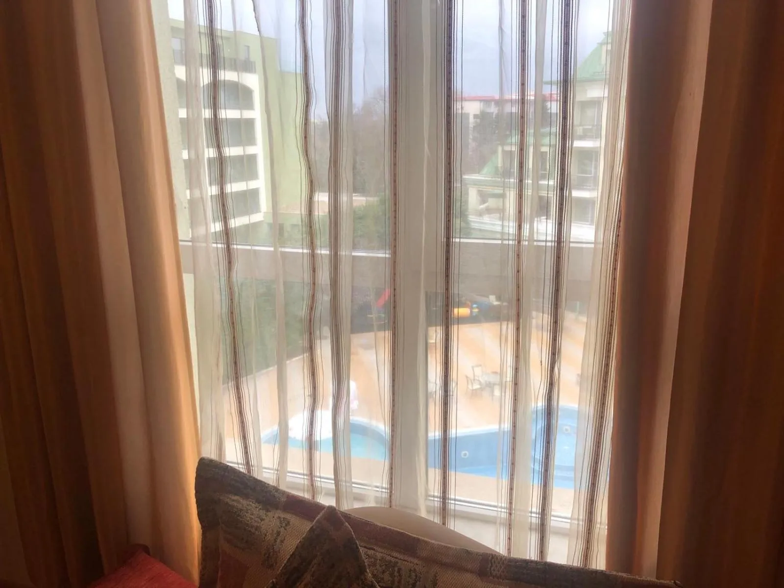 Pool view in ApartComplex Splendid