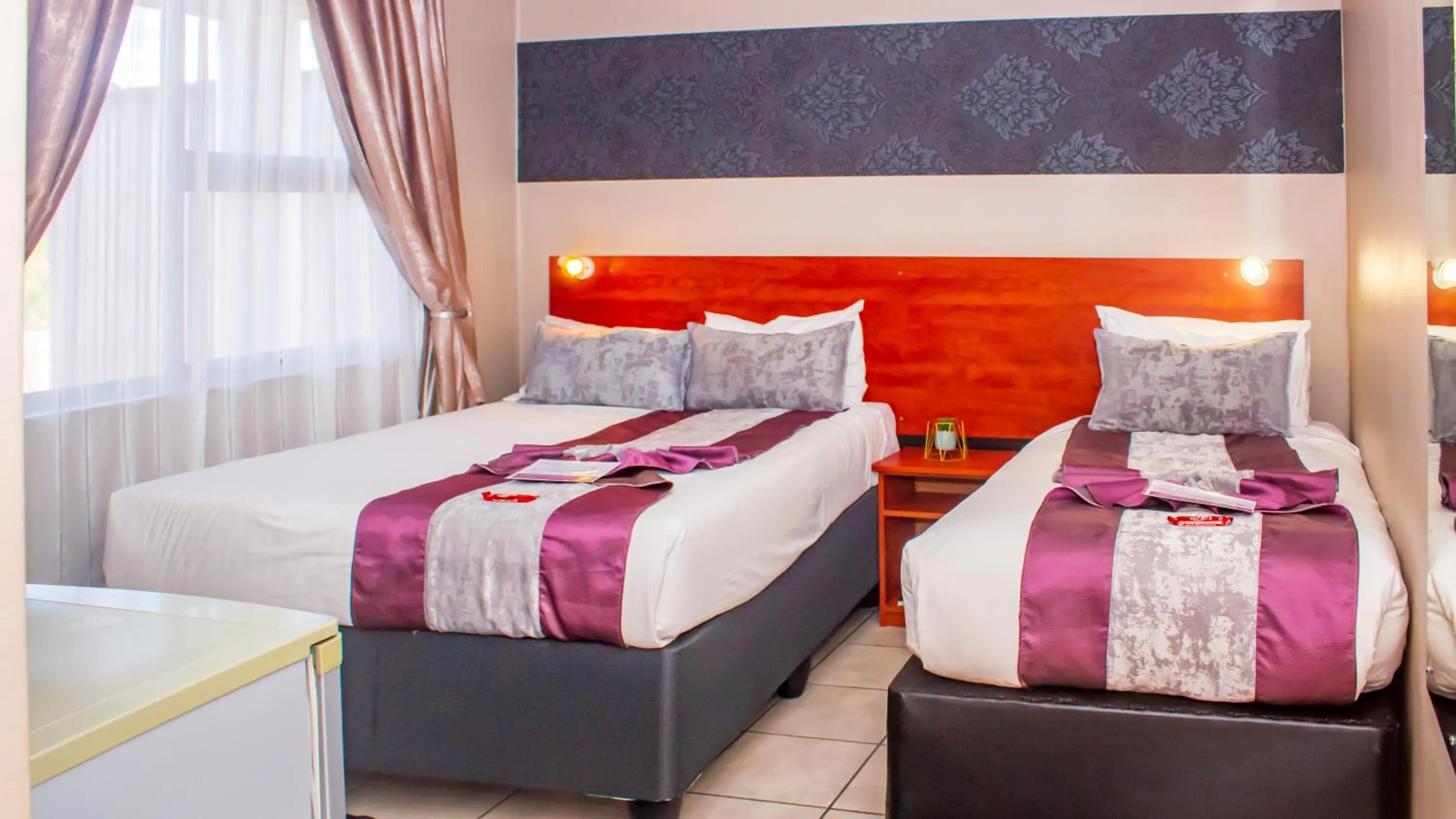 Bed in Scenery Guesthouse Stadium