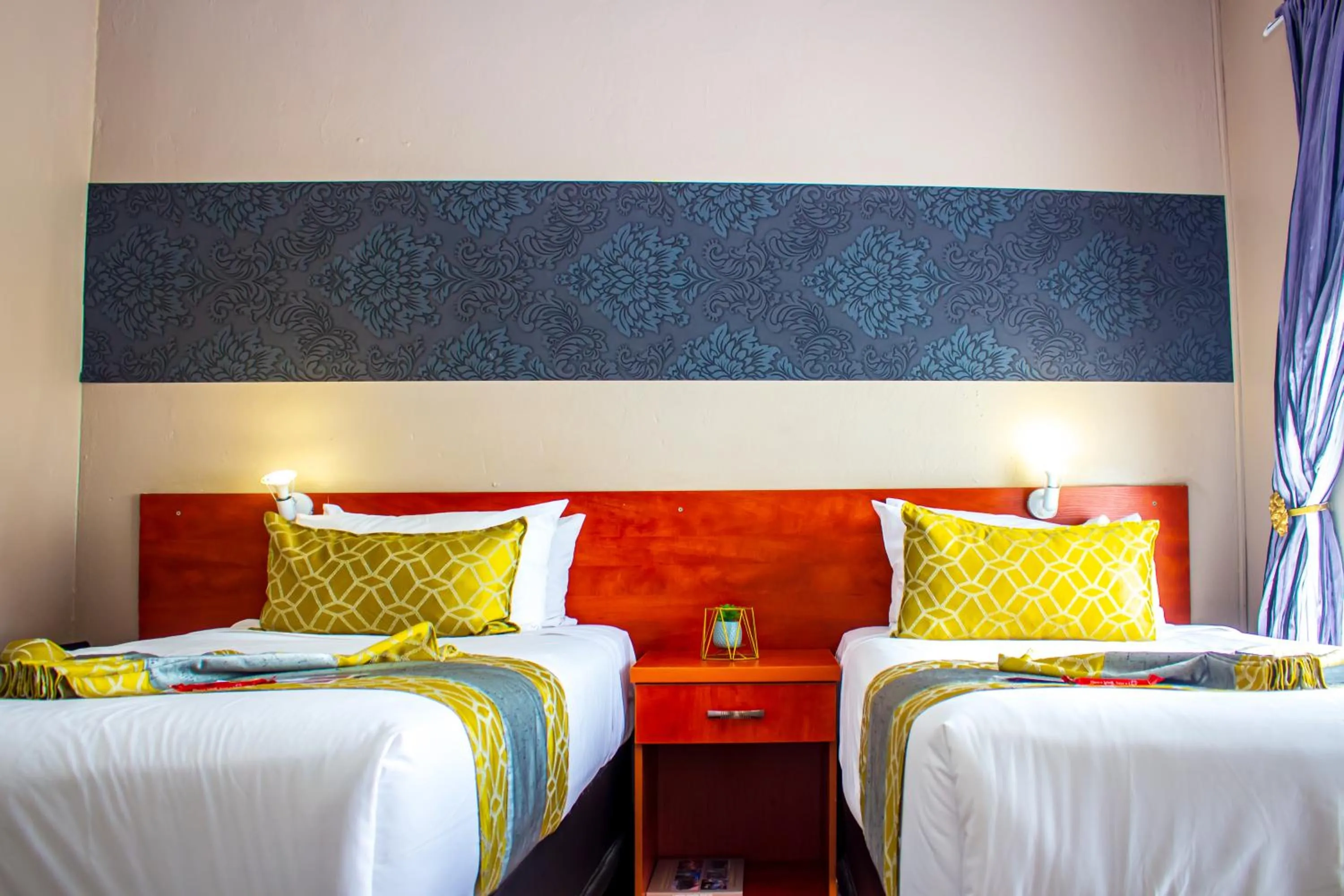 Bed in Scenery Guesthouse Stadium