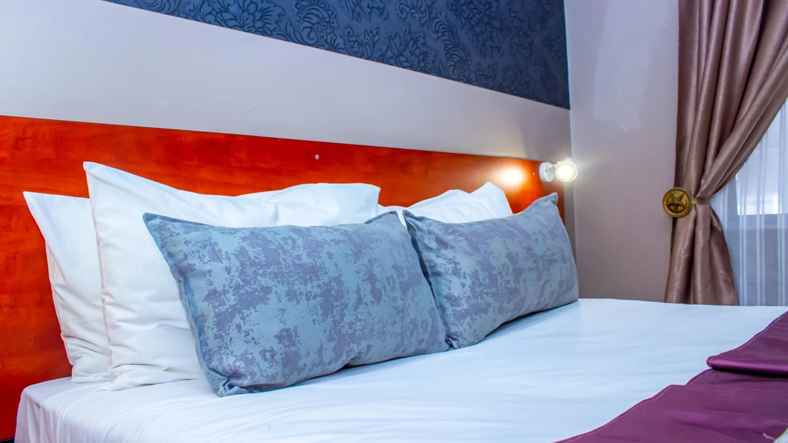 Bed in Scenery Guesthouse Stadium