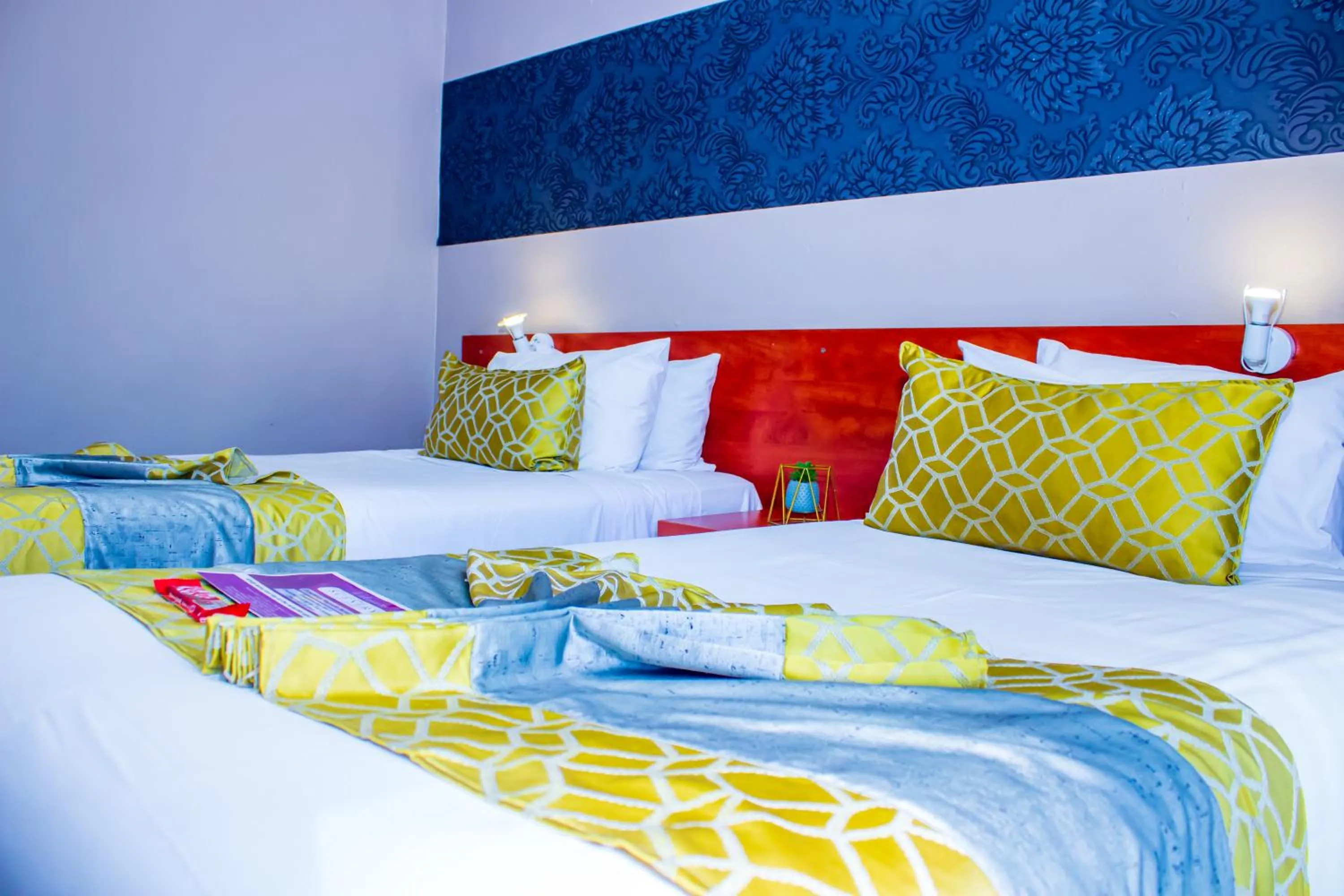 Bed in Scenery Guesthouse Stadium