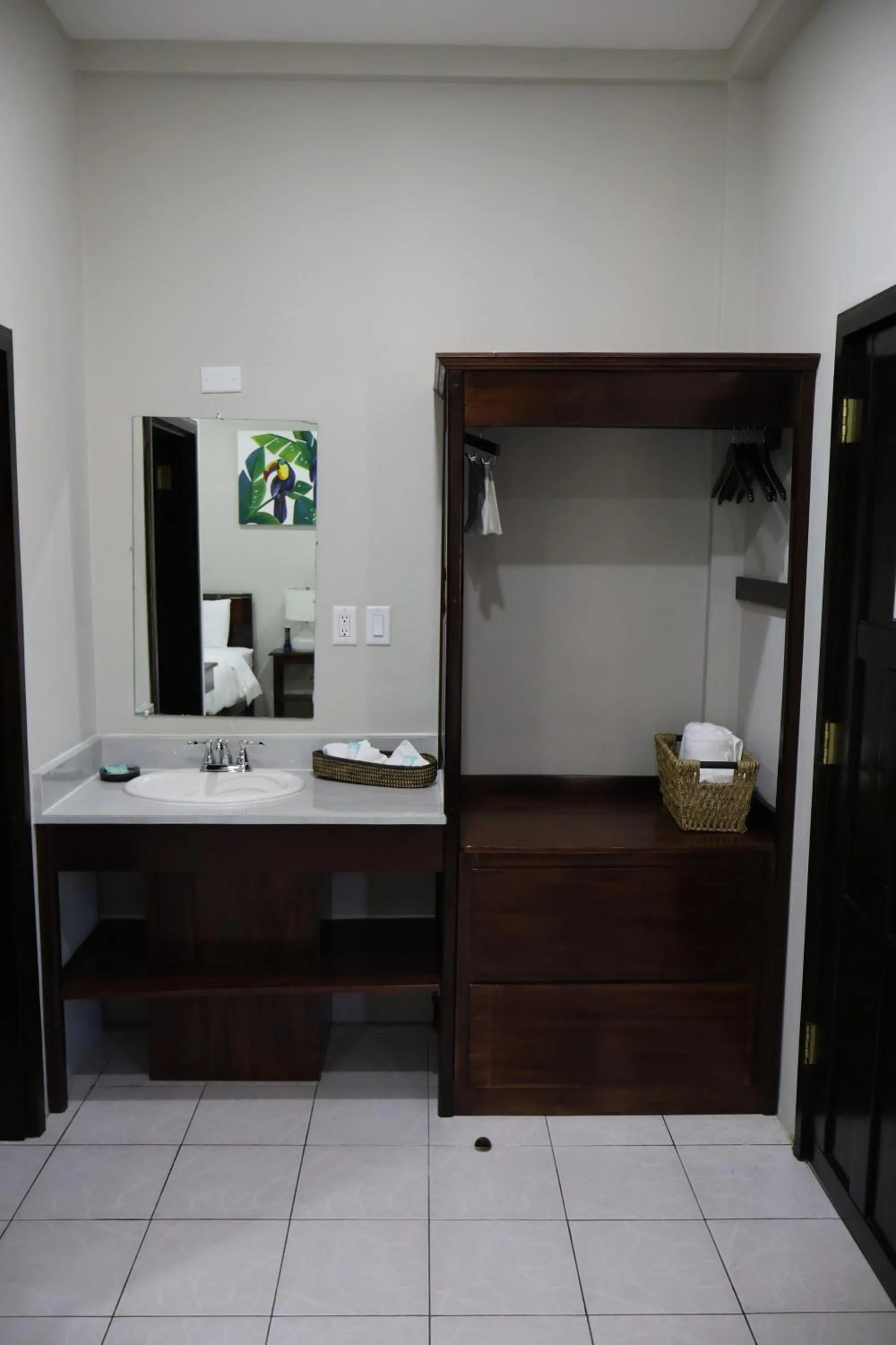 wardrobe in The Toucan Inn