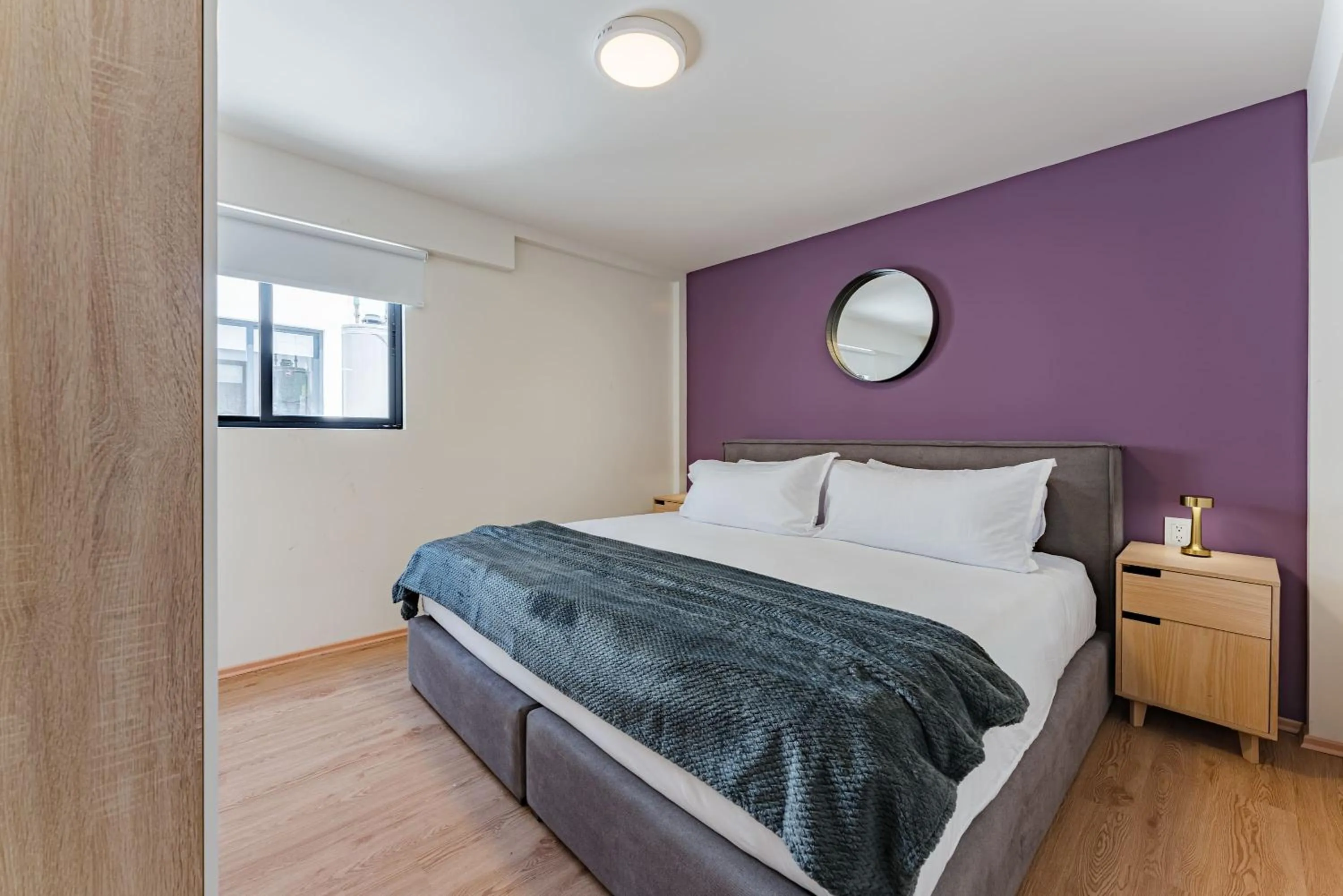 Bed in Mariano Escobedo Apartments by VH