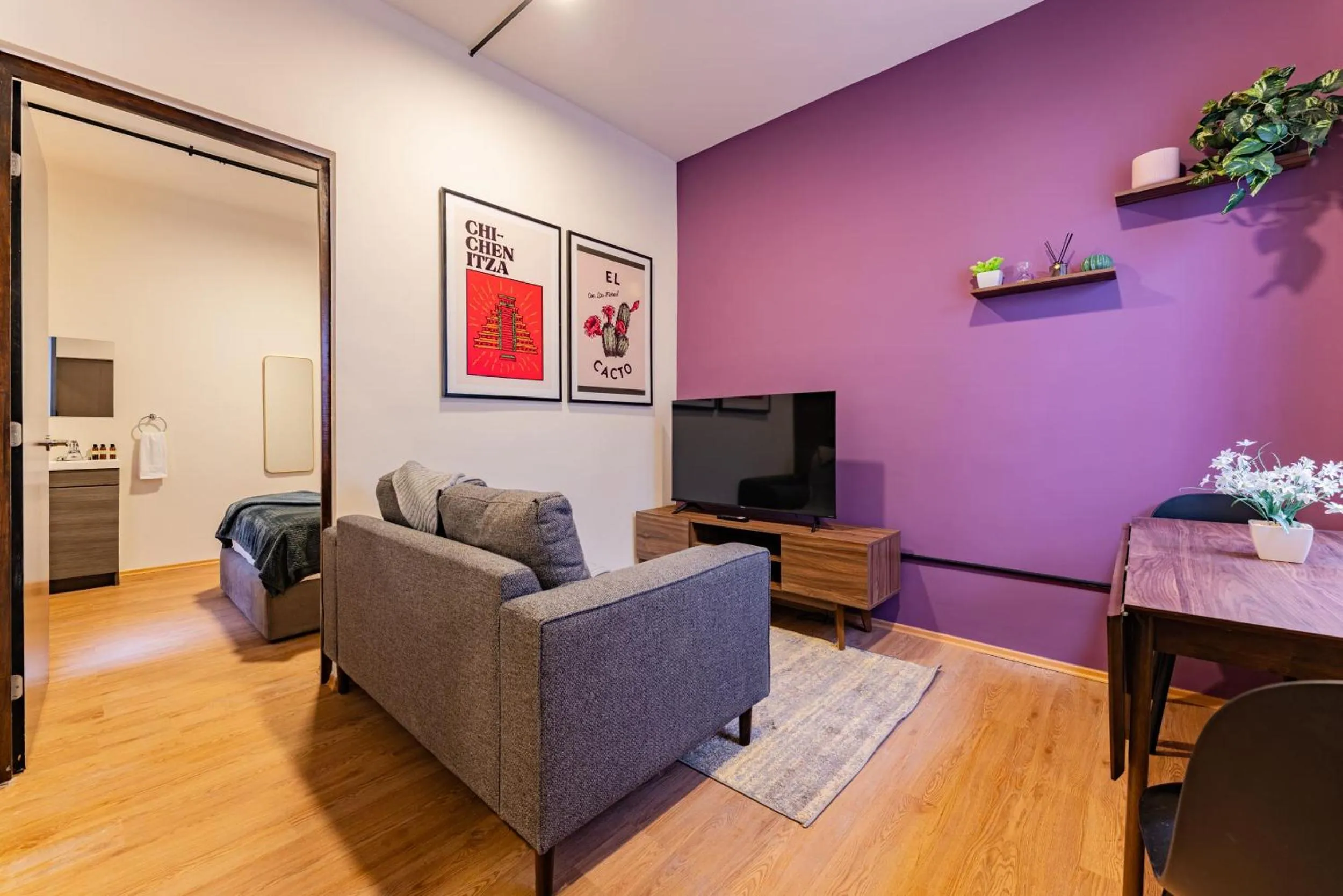 TV and multimedia in Mariano Escobedo Apartments by VH