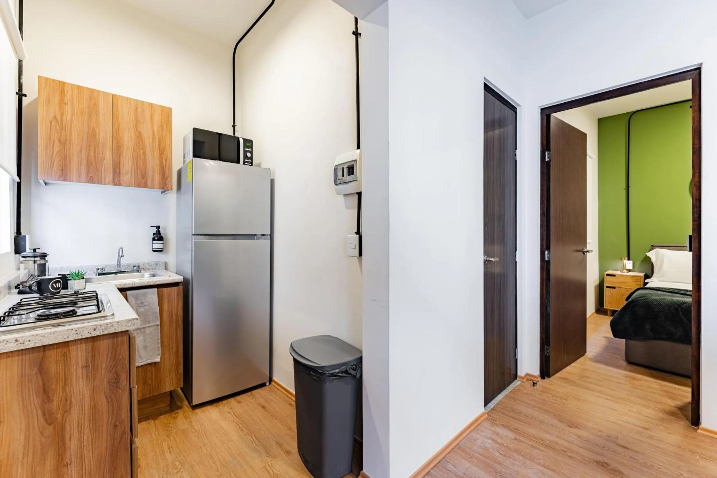 Kitchen or kitchenette in Mariano Escobedo Apartments by VH