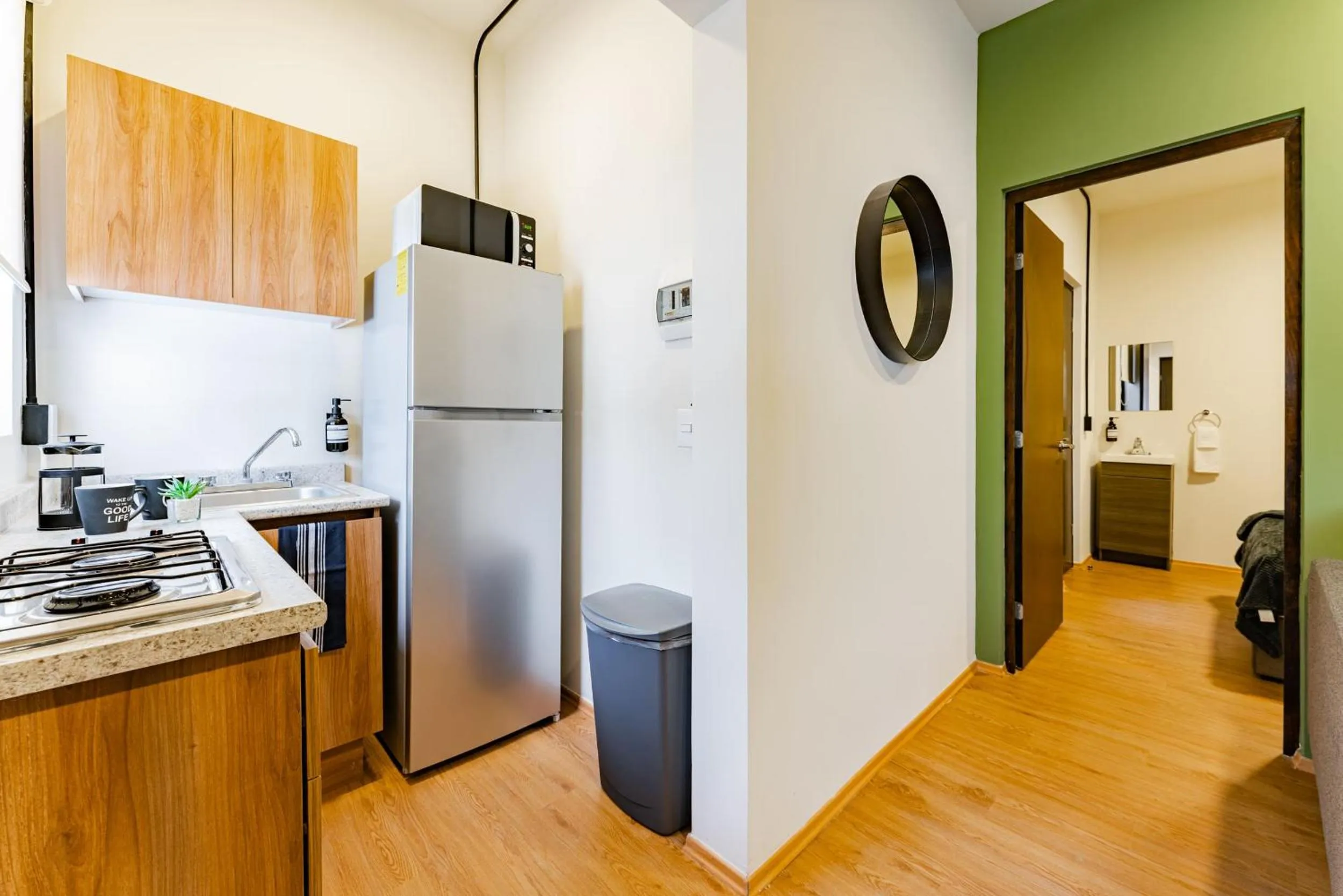 Kitchen or kitchenette in Mariano Escobedo Apartments by VH