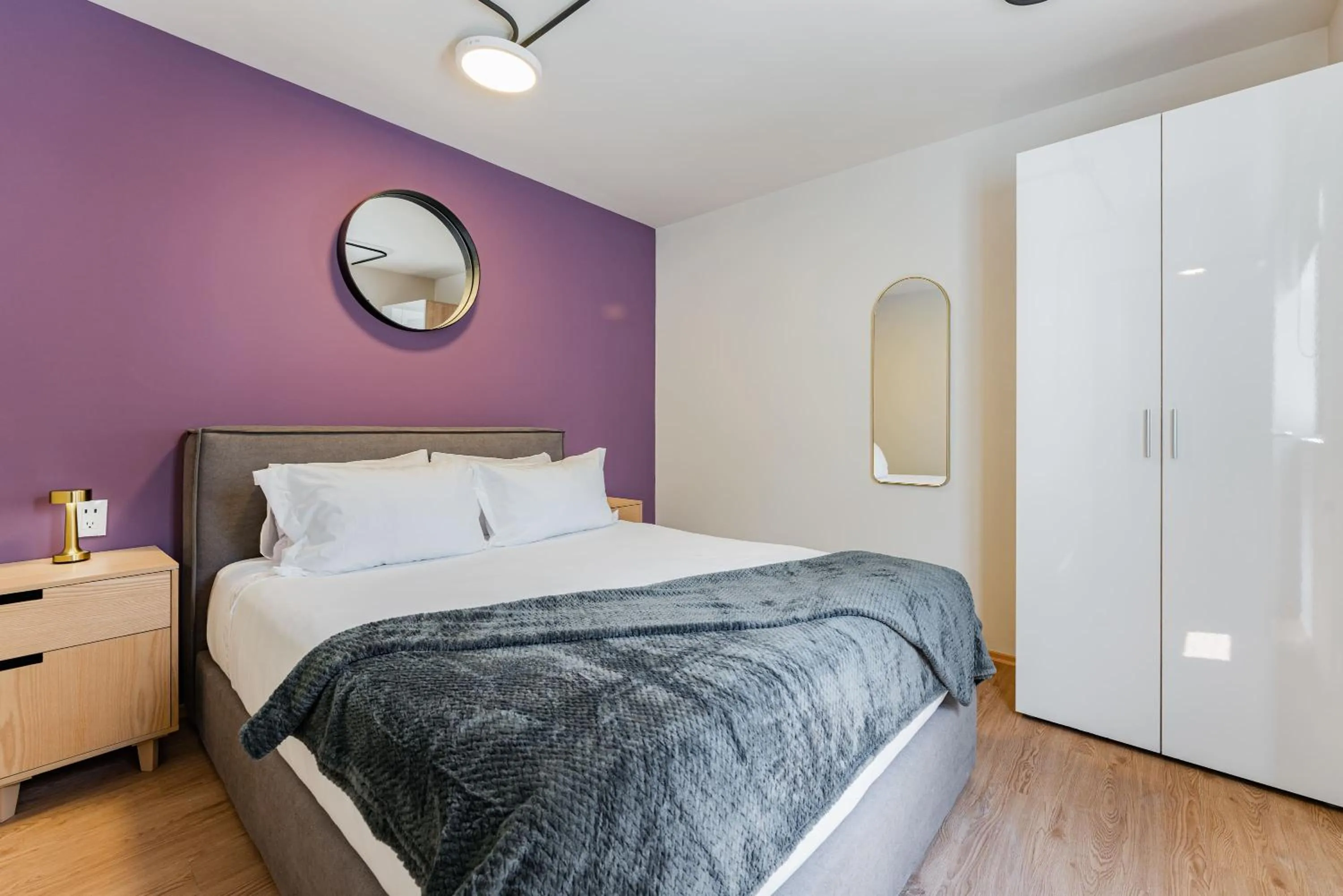 Bedroom, Bed in Mariano Escobedo Apartments by VH