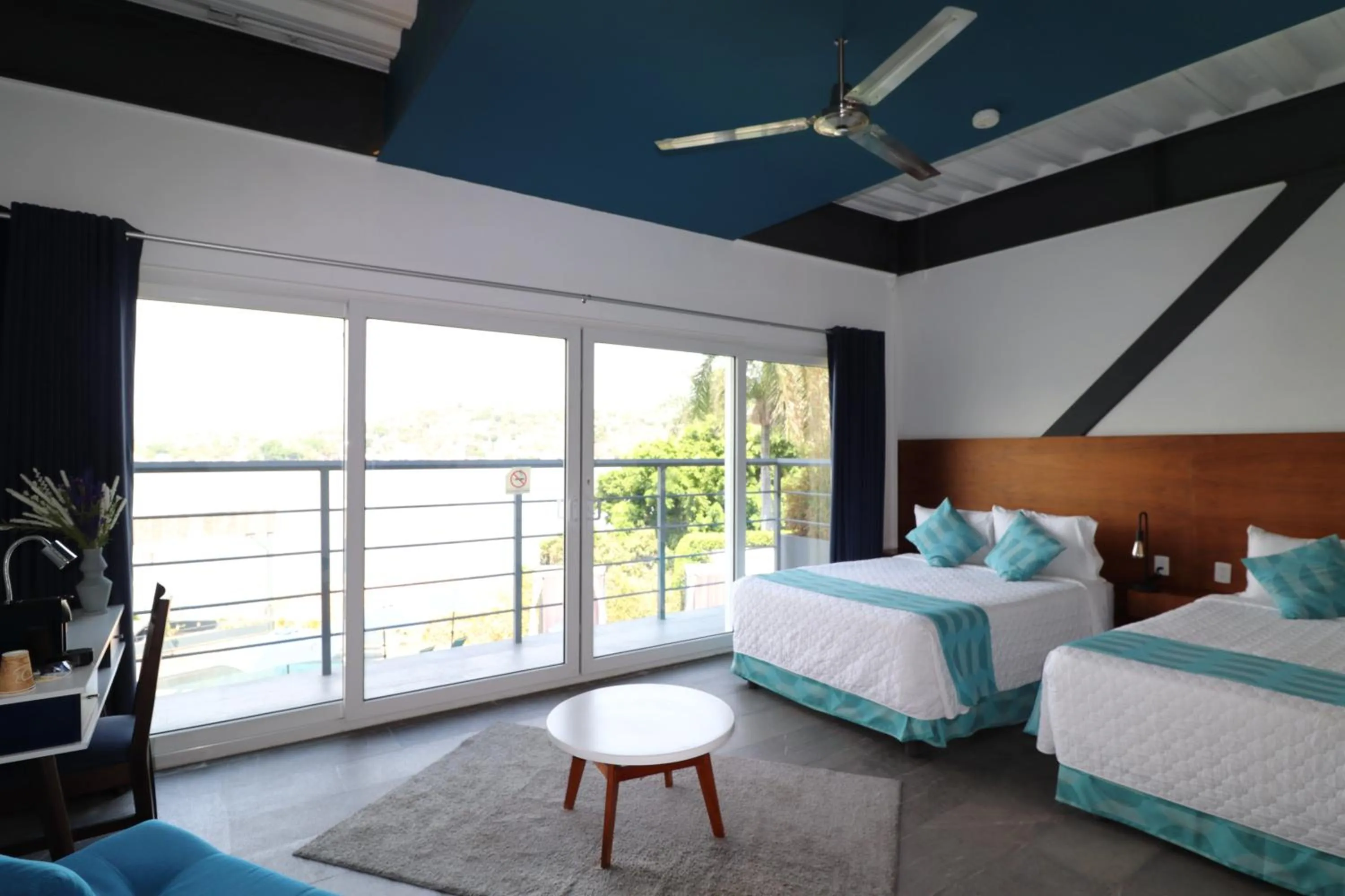 Bed in Vlú Hotel Tequesquitengo