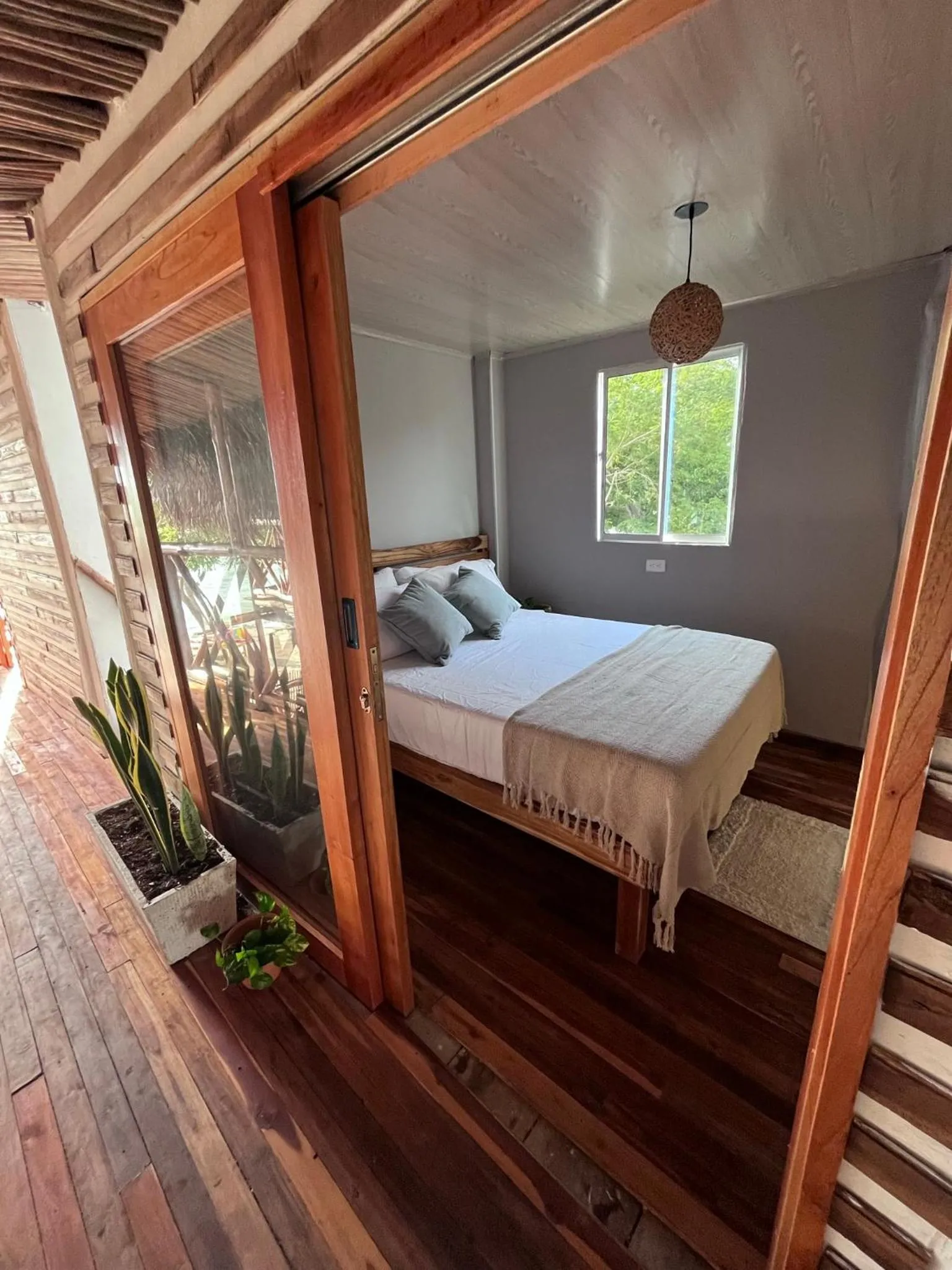 Bed in Thani Ecobeach Barú