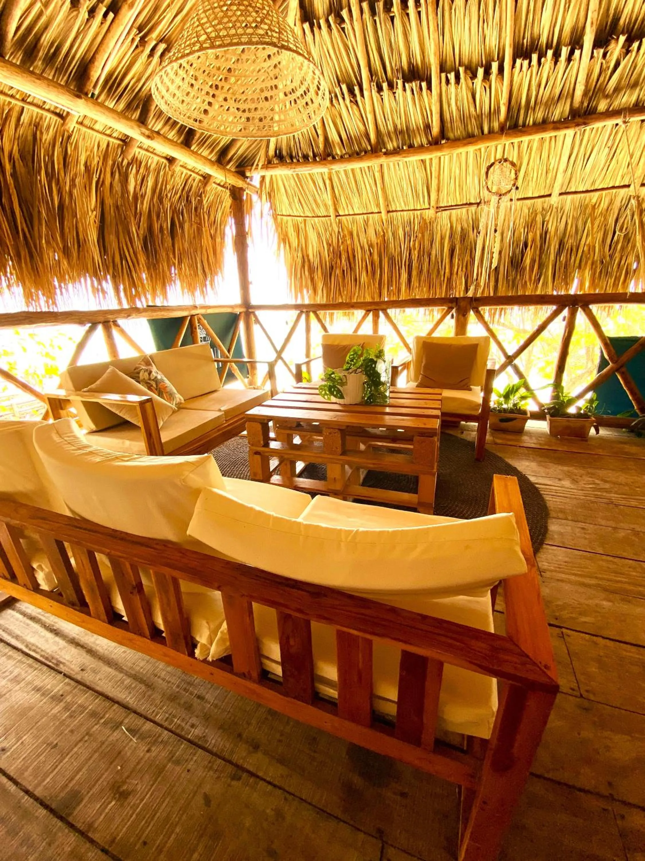 Living room in Thani Ecobeach Barú