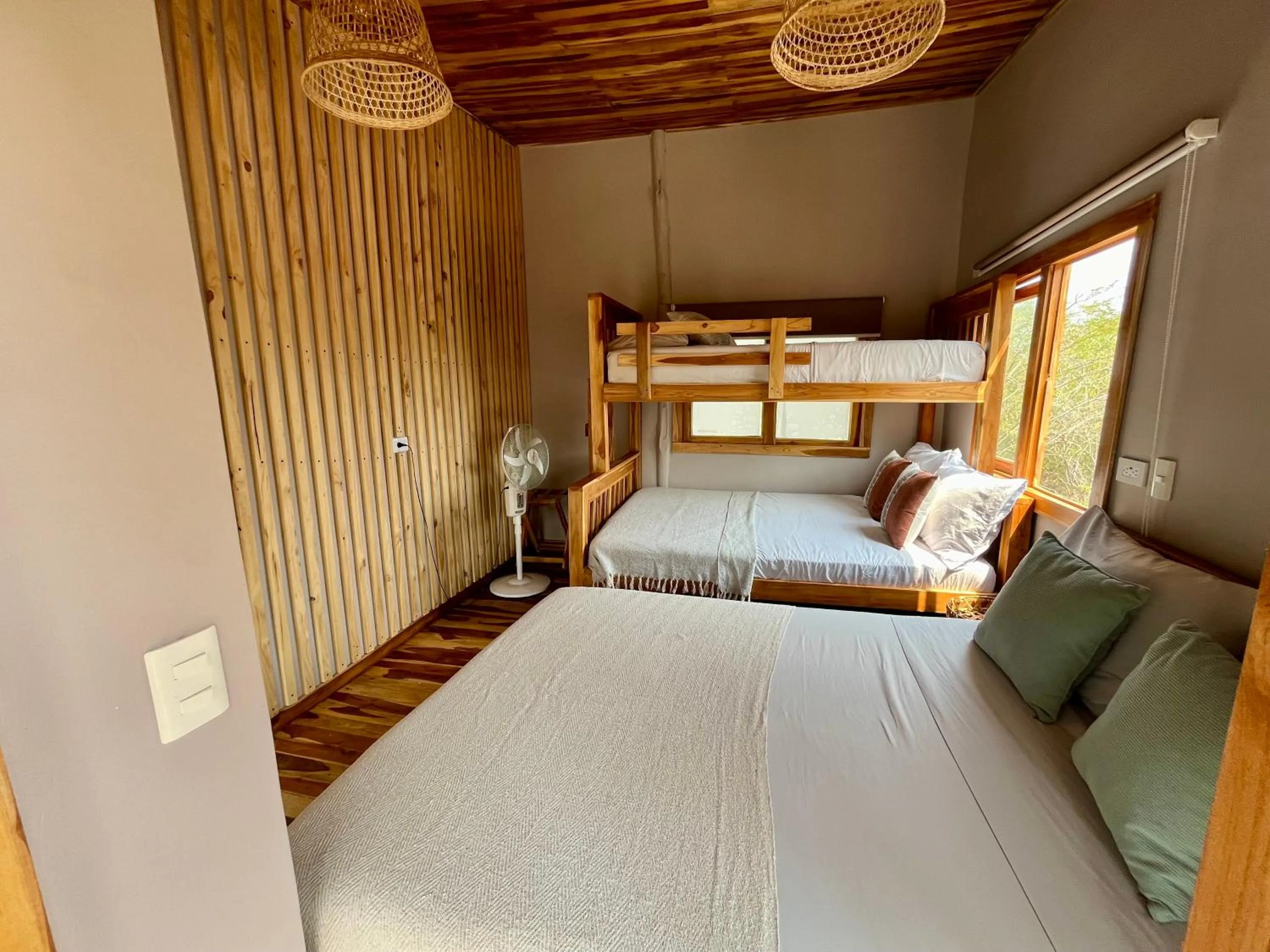 Bed in Thani Ecobeach Barú