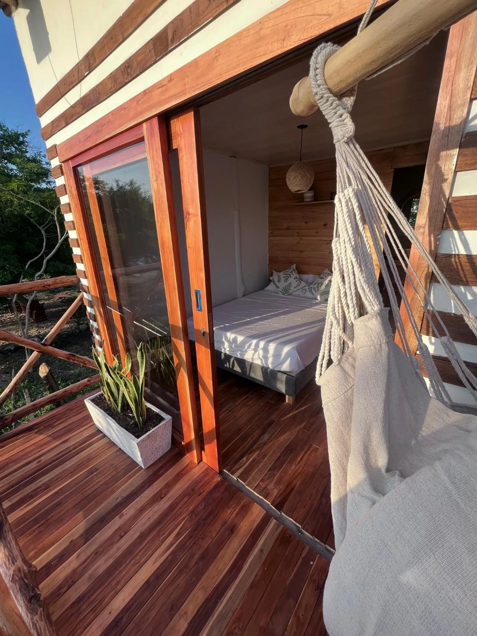 Bed in Thani Ecobeach Barú