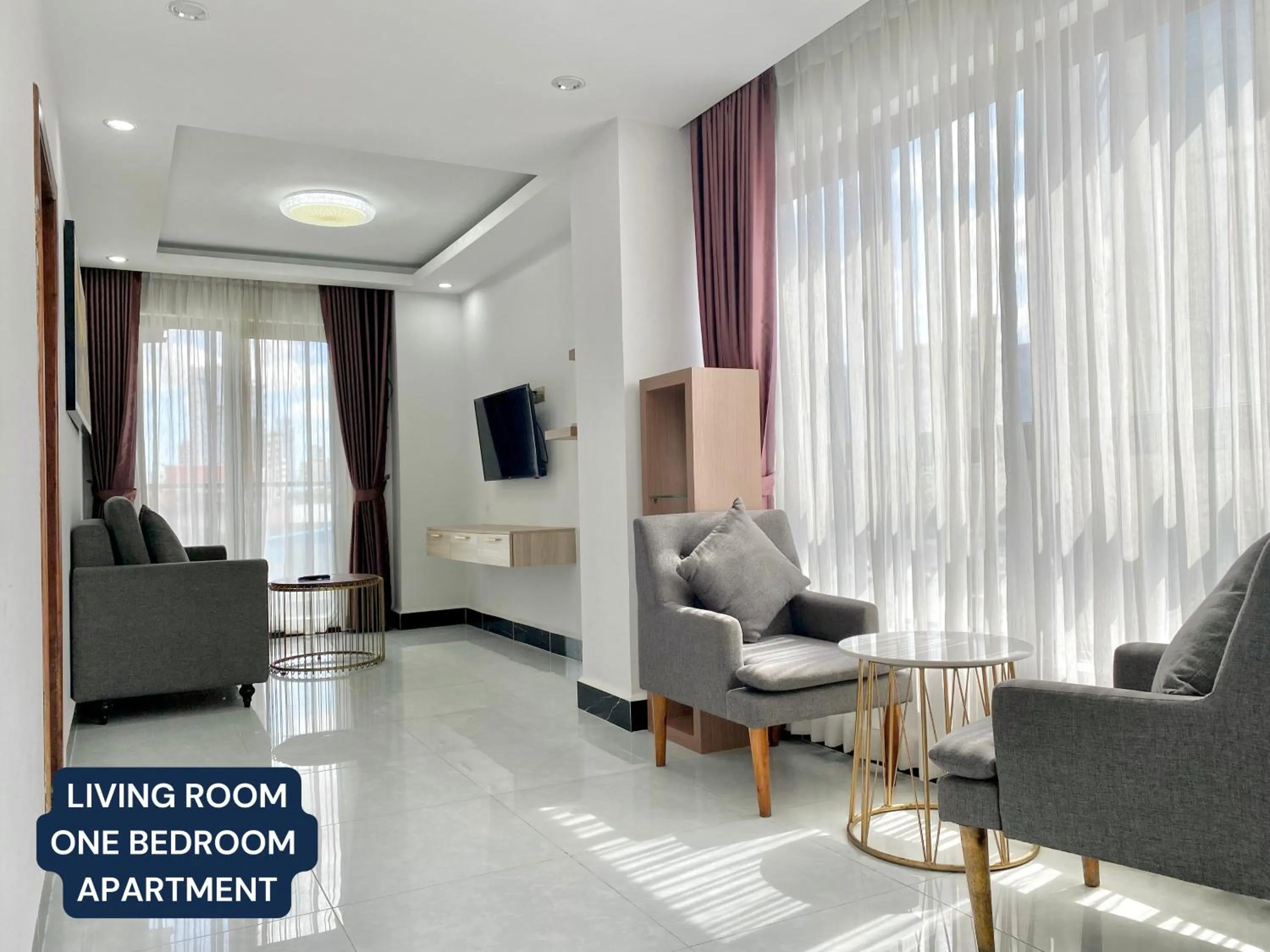 Living room in WH Chamkarmon Residence