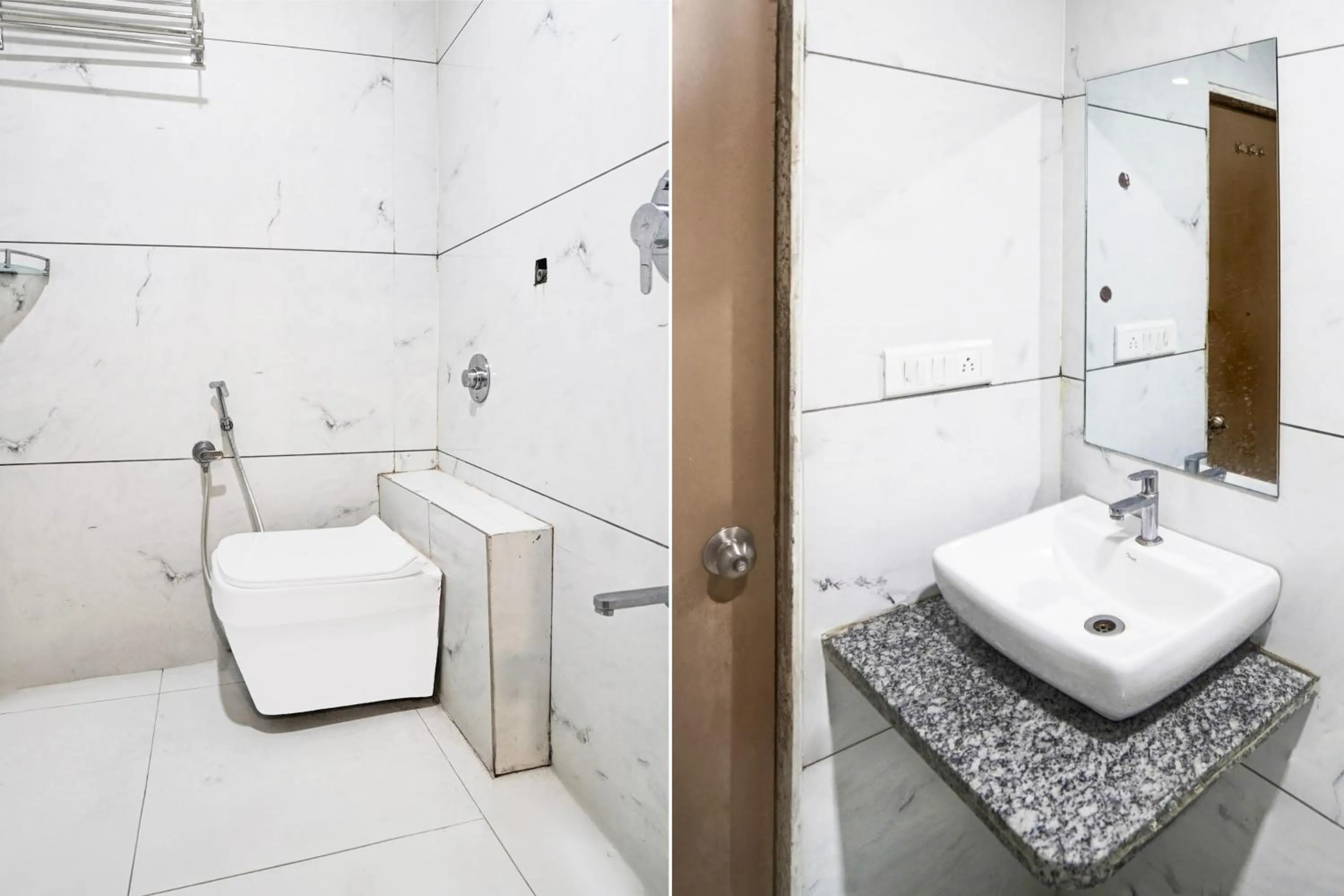 Bathroom in Super Collection O Maninagar Formerly Park Land