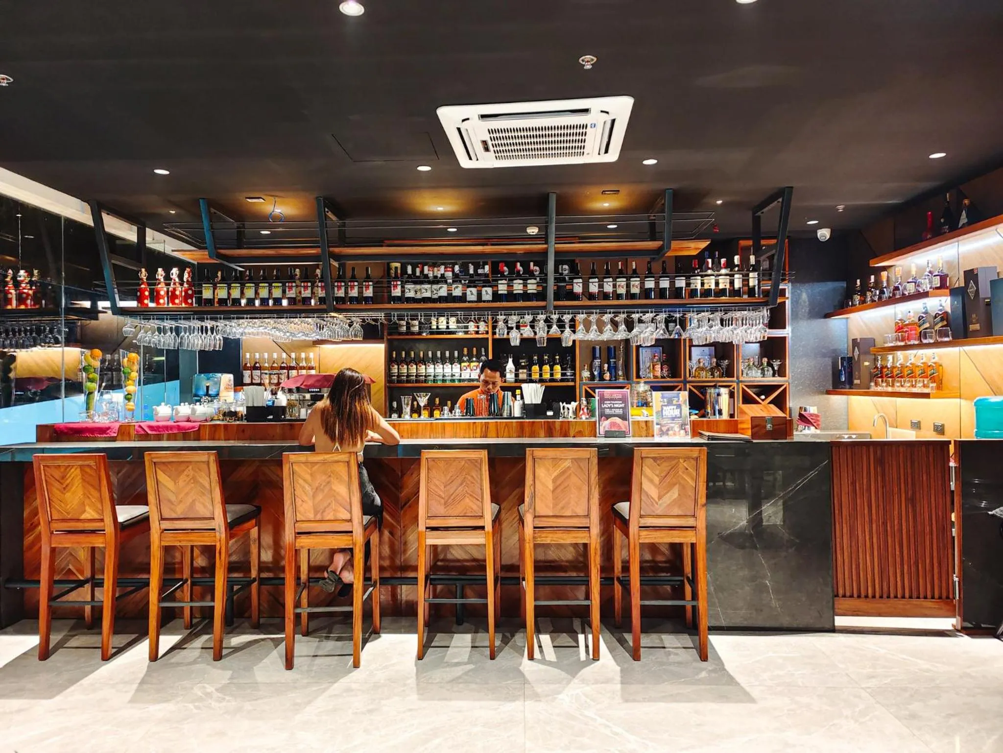 Lounge or bar in Hayat Sky Towers