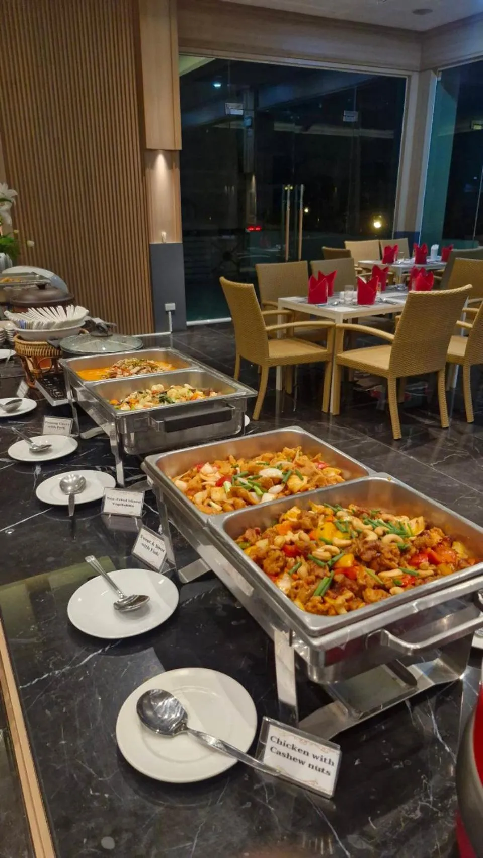 Breakfast in Mayflower Grande Suite Hotel