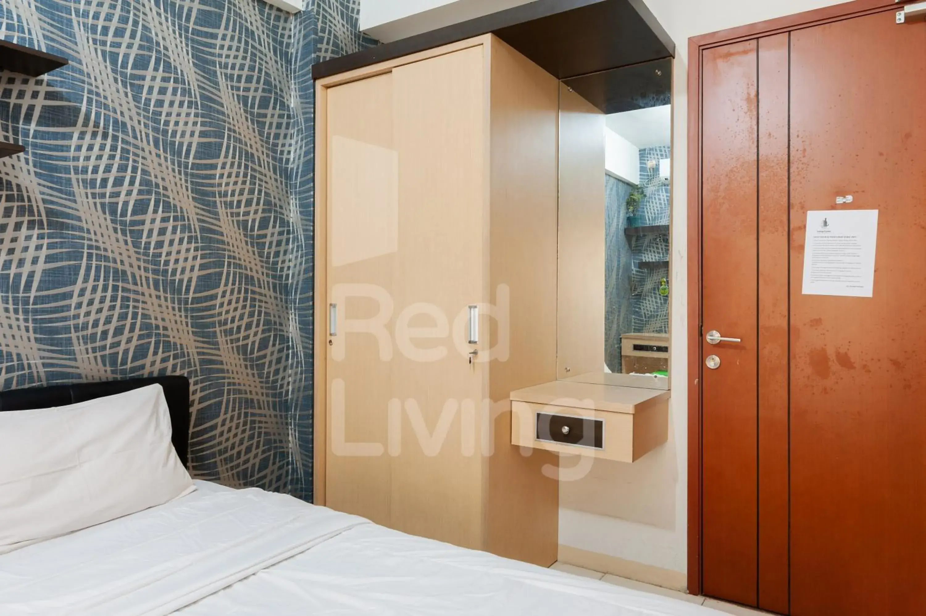 Bedroom, Bed in RedLiving Apartemen Green Lake View Ciputat - Aurora Rooms Bedroom, Bed in RedLiving Apartemen Green Lake View Ciputat - Aurora Rooms
