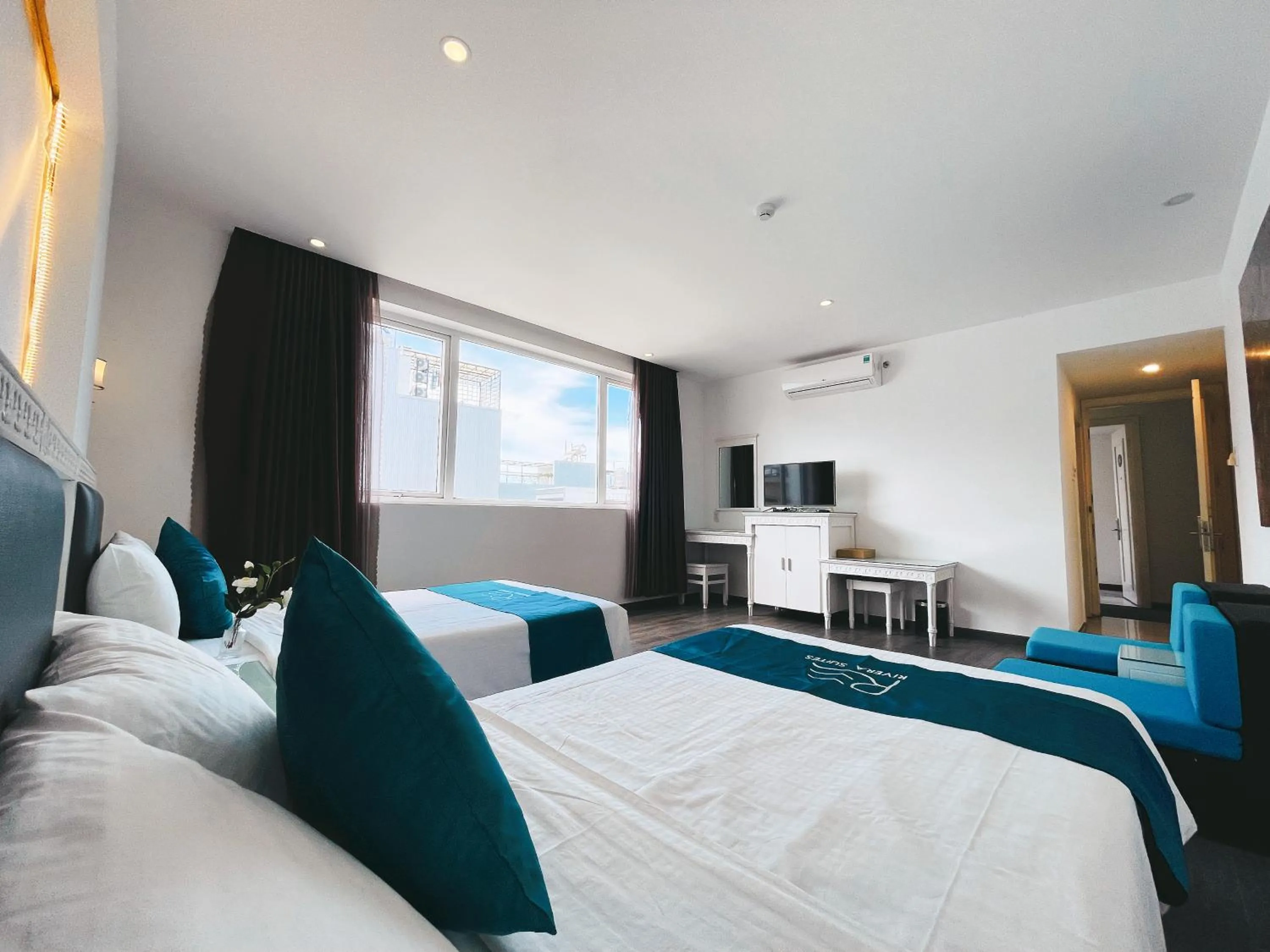 Bed in Rivera Boutique Hotel