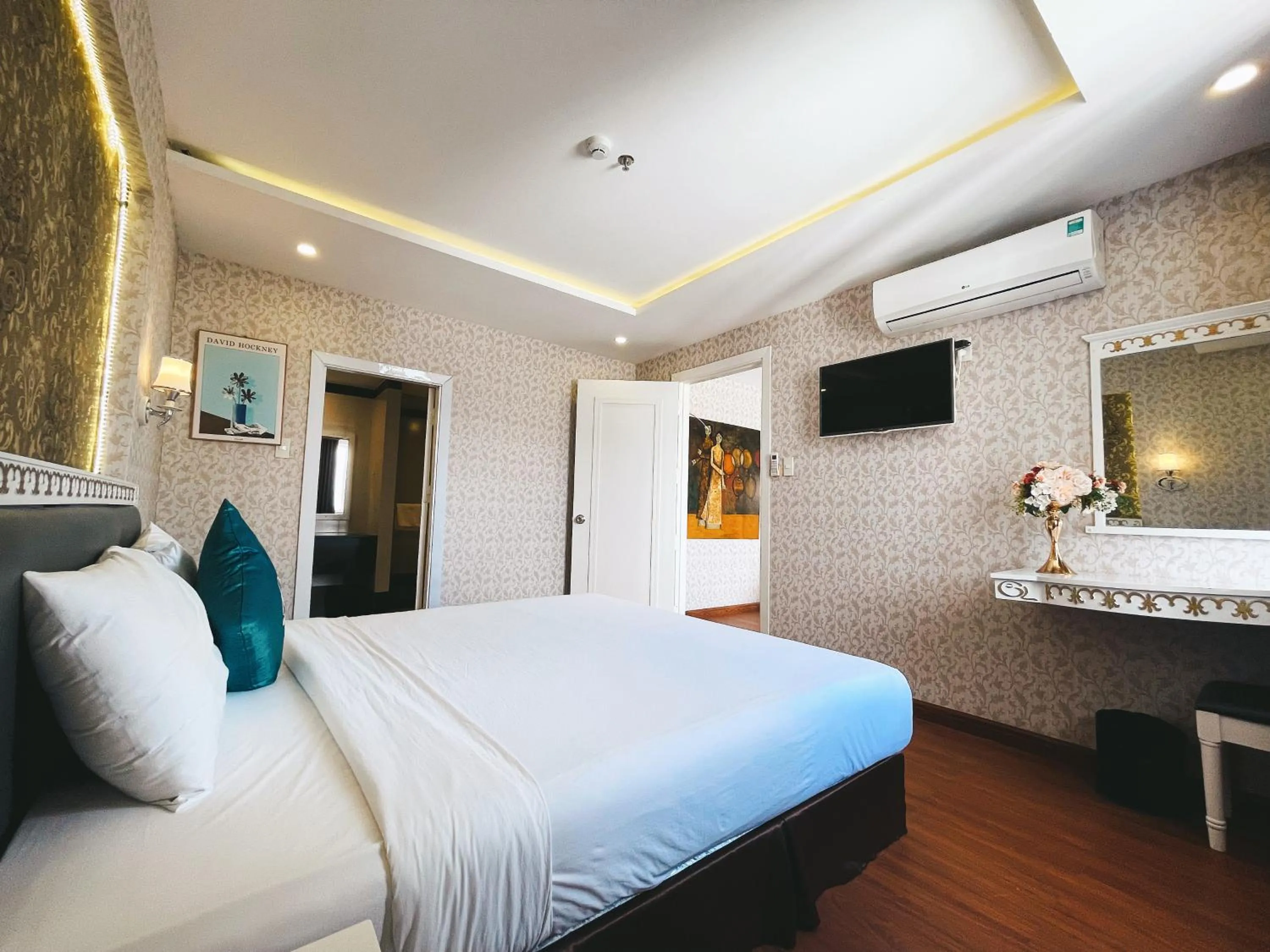 Bed in Rivera Boutique Hotel