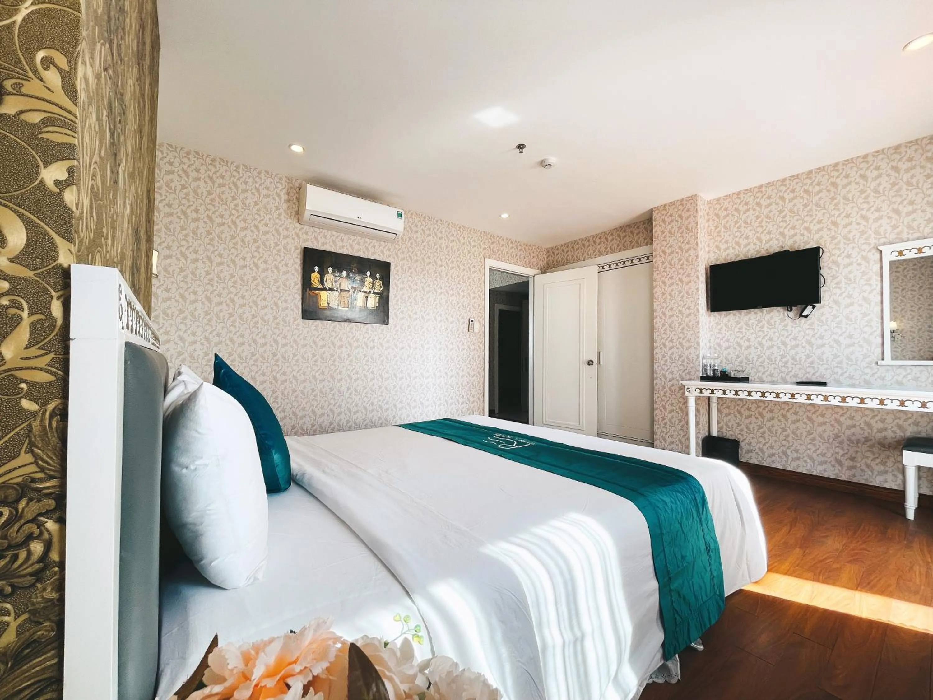 Bed in Rivera Boutique Hotel