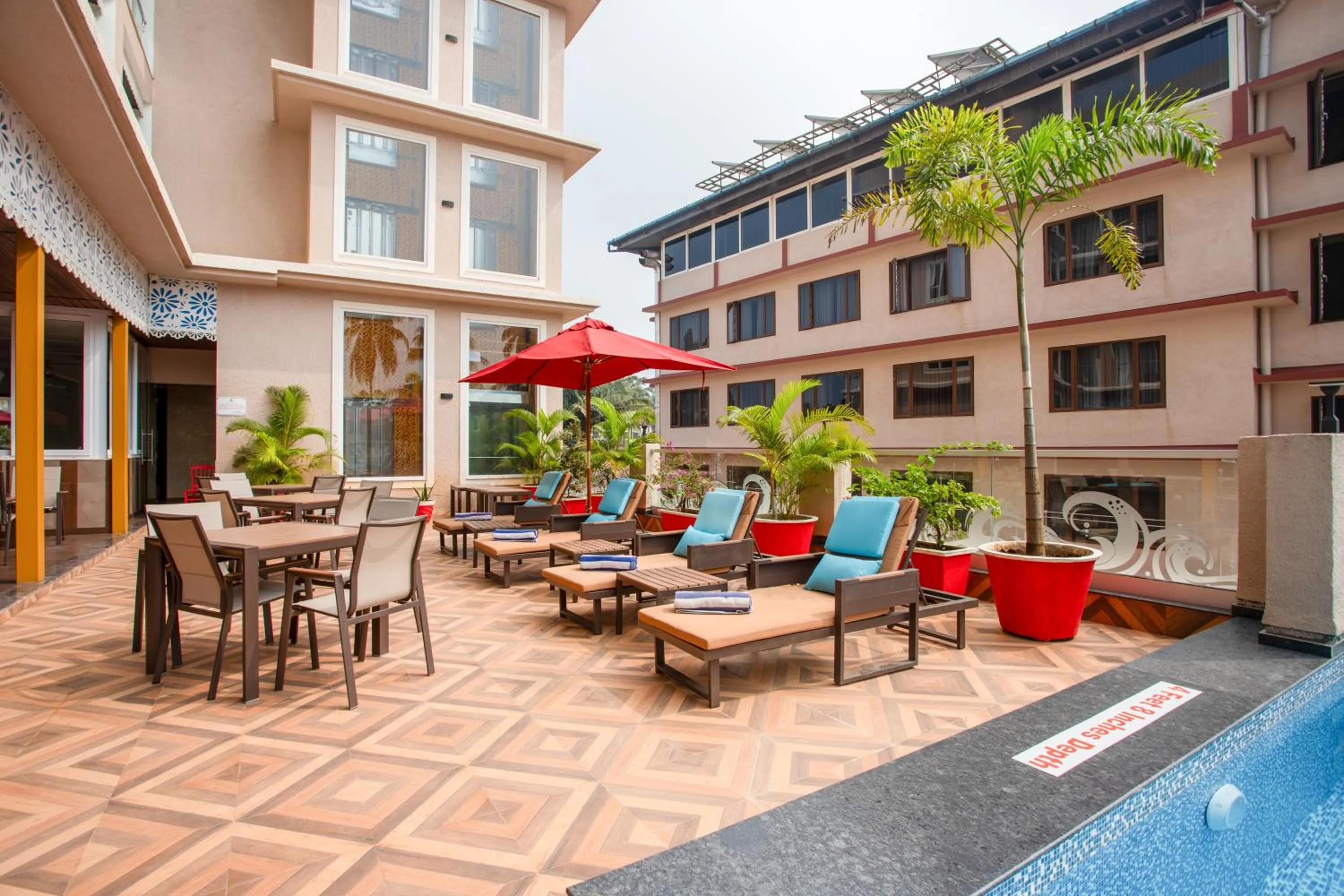 Swimming pool in The Avenue Grand