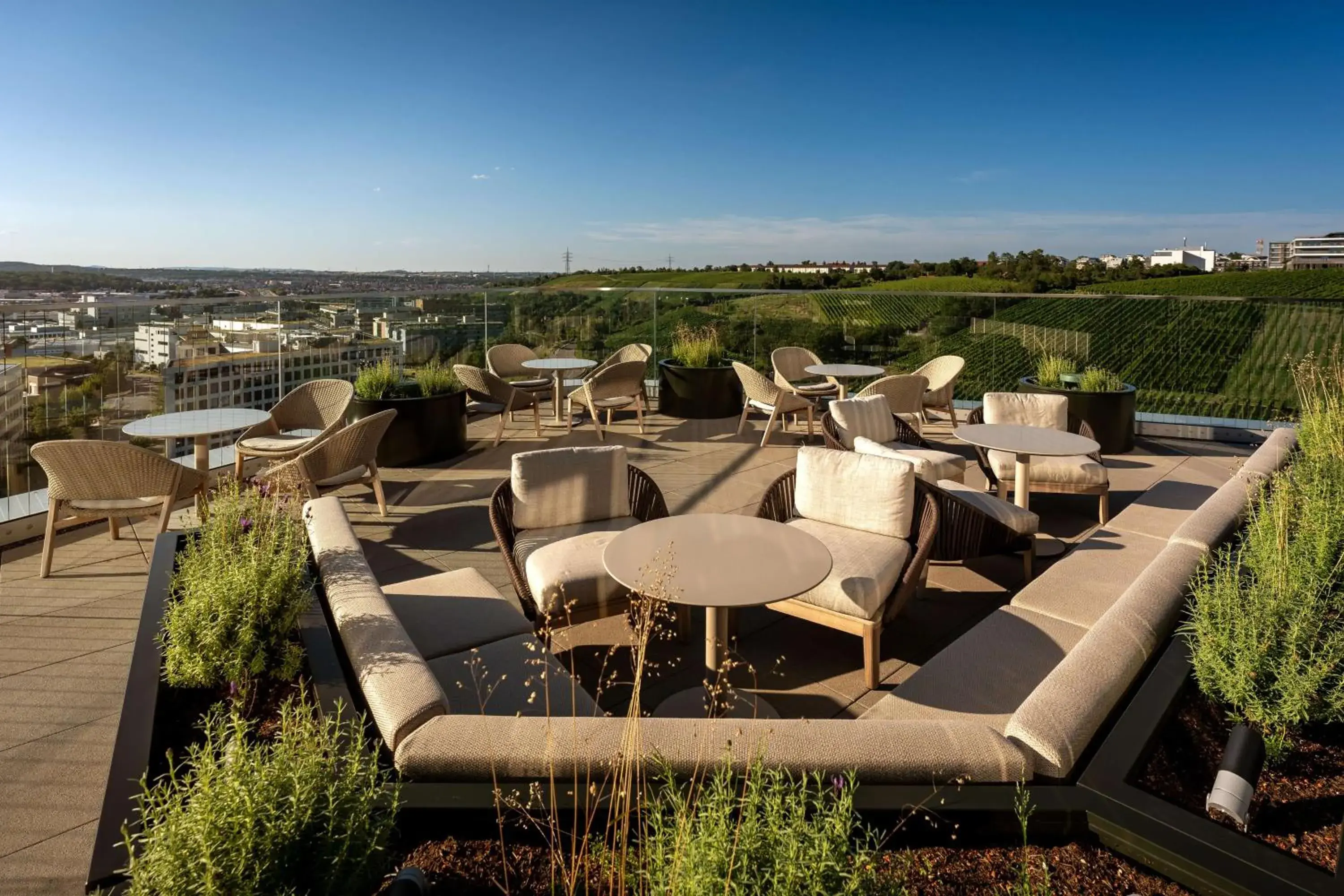 Property building in Radisson Blu Hotel at Porsche Design Tower Stuttgart Property building in Radisson Blu Hotel at Porsche Design Tower Stuttgart