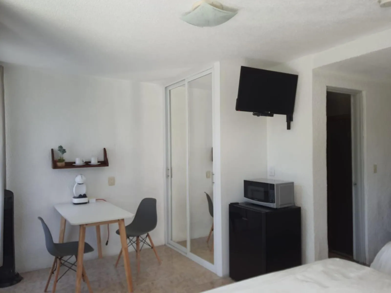 Bed in Hotel Posada Santa Fe