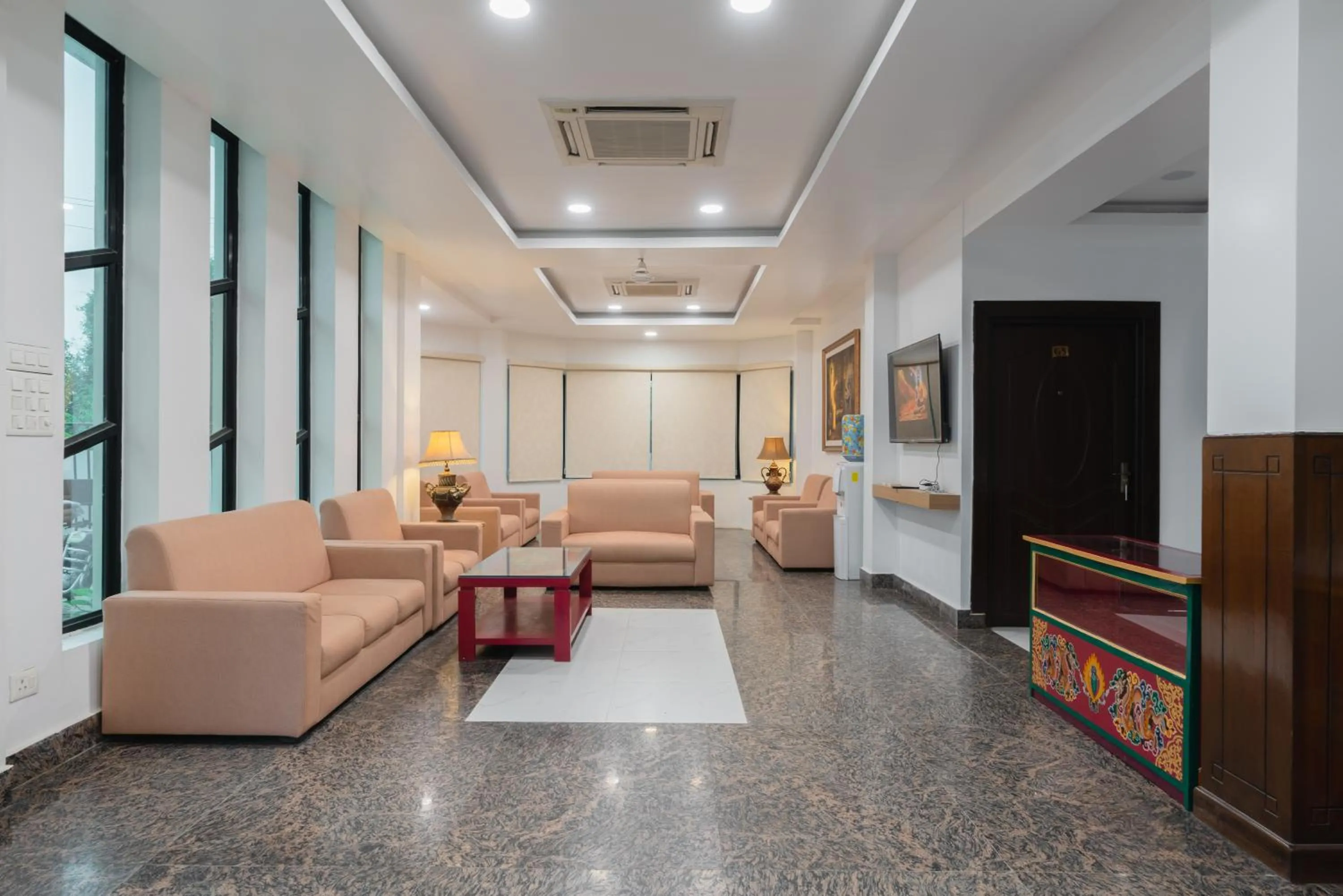 Seating area in Hotel Ratnasambhava