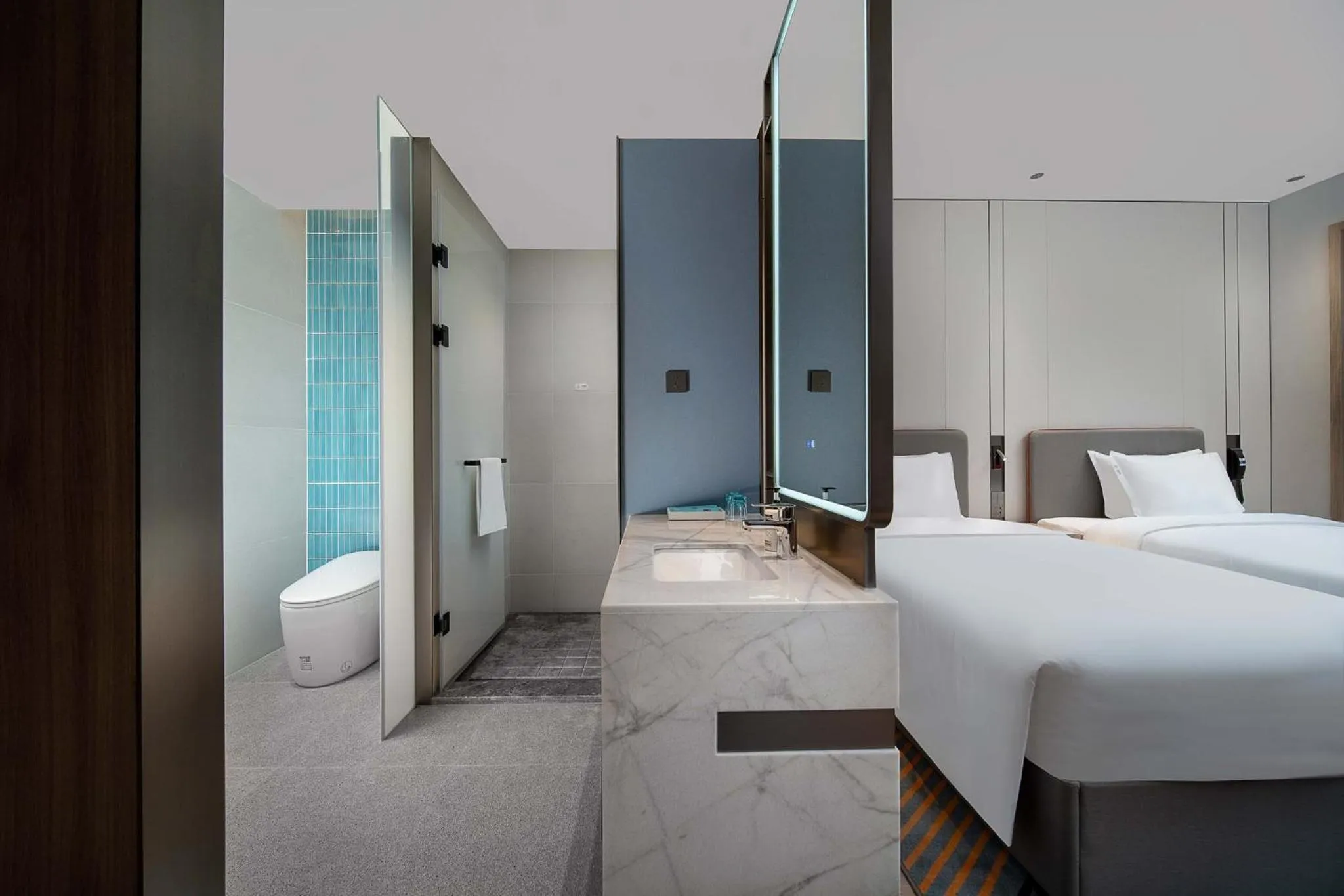 Photo of the whole room, Bed in Holiday Inn Express Suzhou Shihu University Town