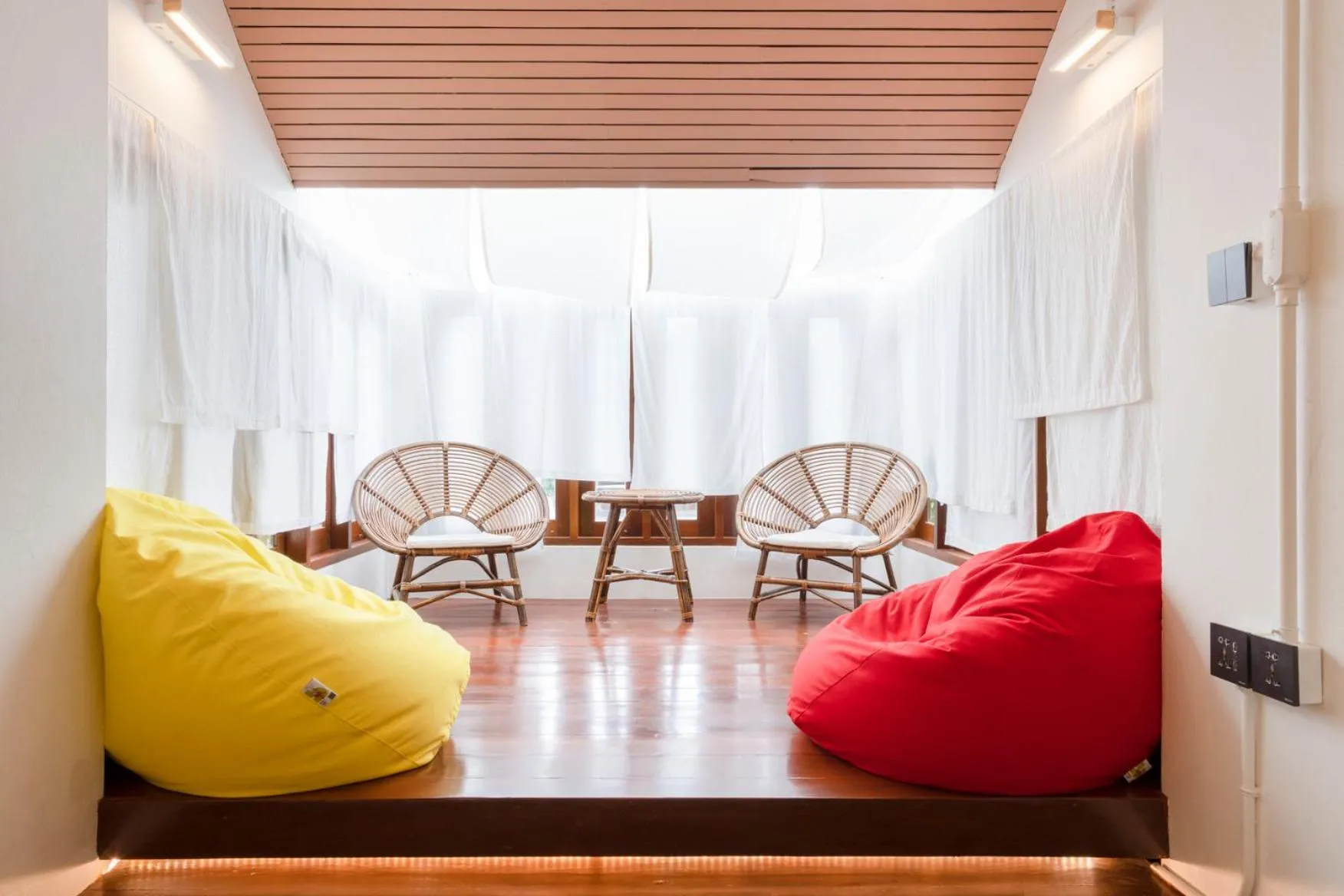 Seating area in Phrip Phri Luxury Pool Villas