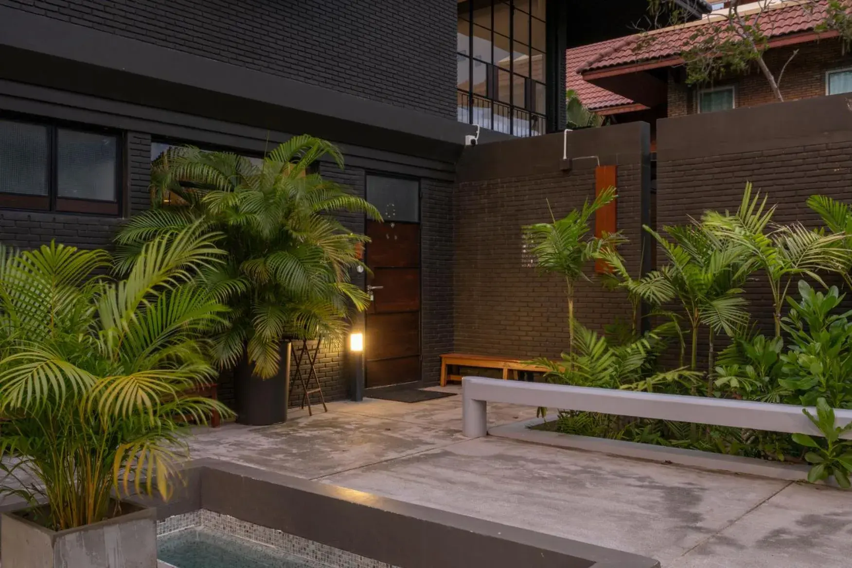 Garden view in Phrip Phri Luxury Pool Villas Garden view in Phrip Phri Luxury Pool Villas