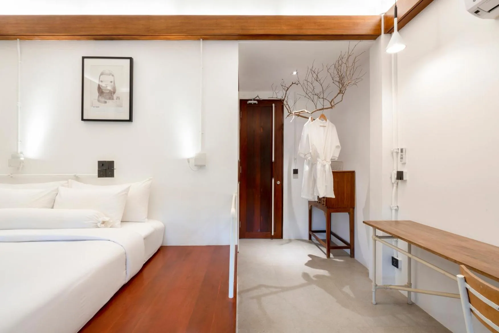 wardrobe, Bed in Phrip Phri Luxury Pool Villas