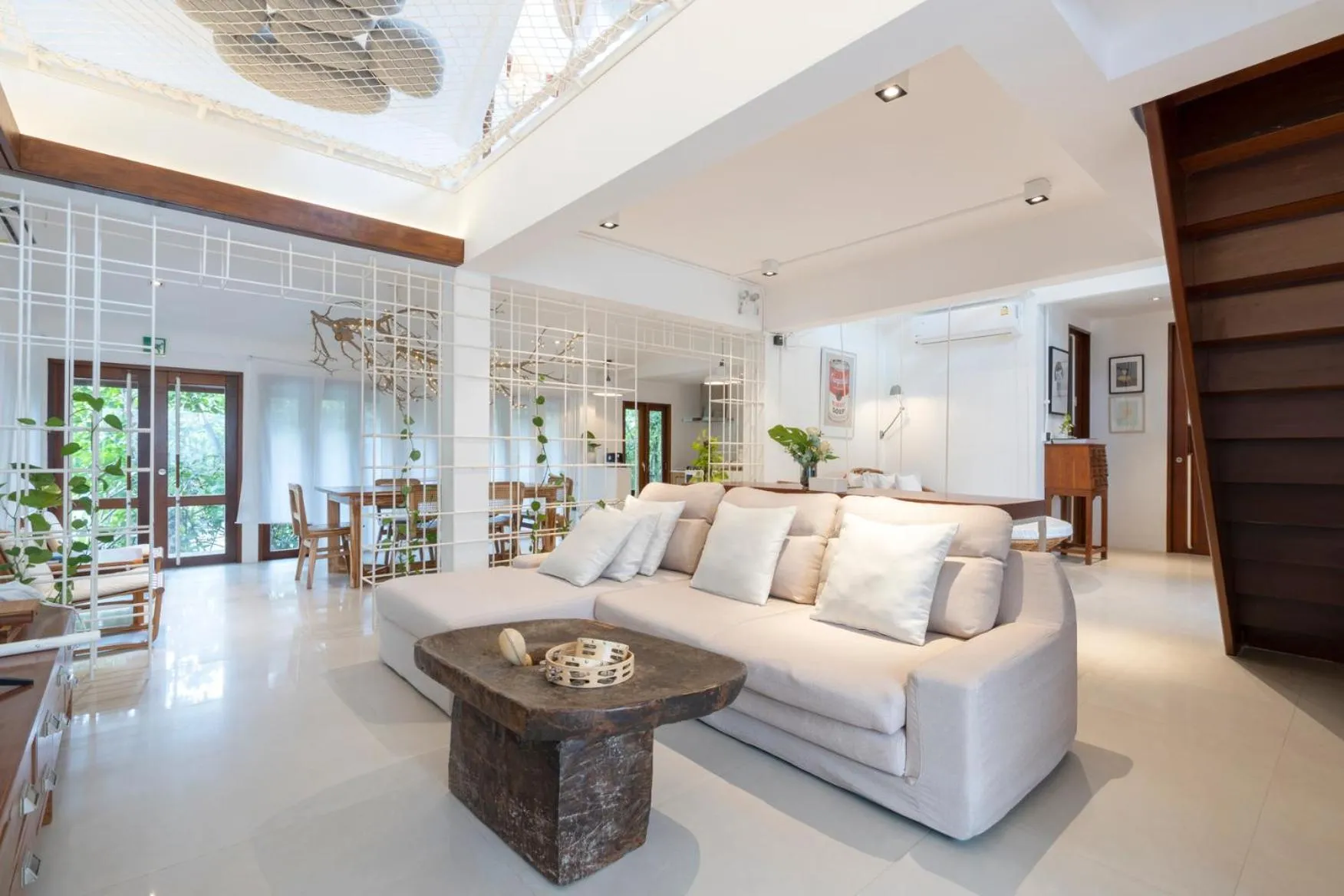 Living room in Phrip Phri Luxury Pool Villas