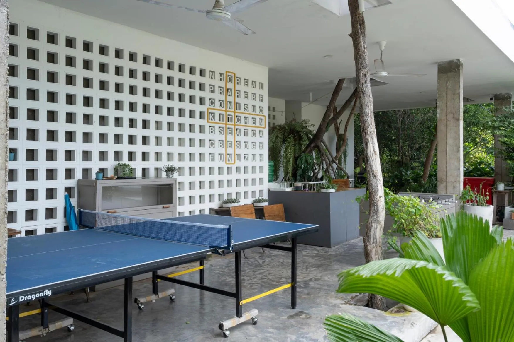 Table tennis in Phrip Phri Luxury Pool Villas