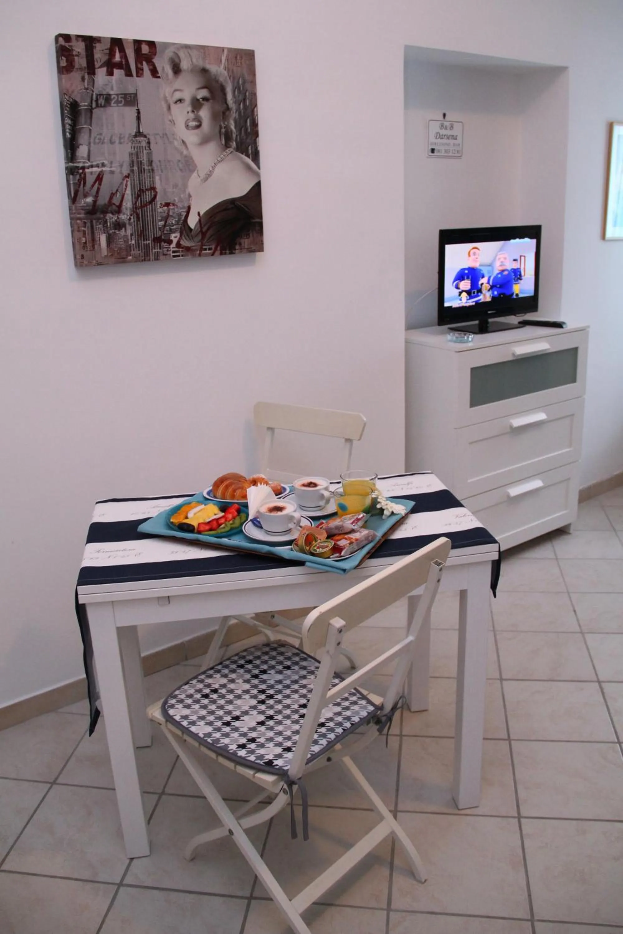 Decorative detail in B&B Darsena