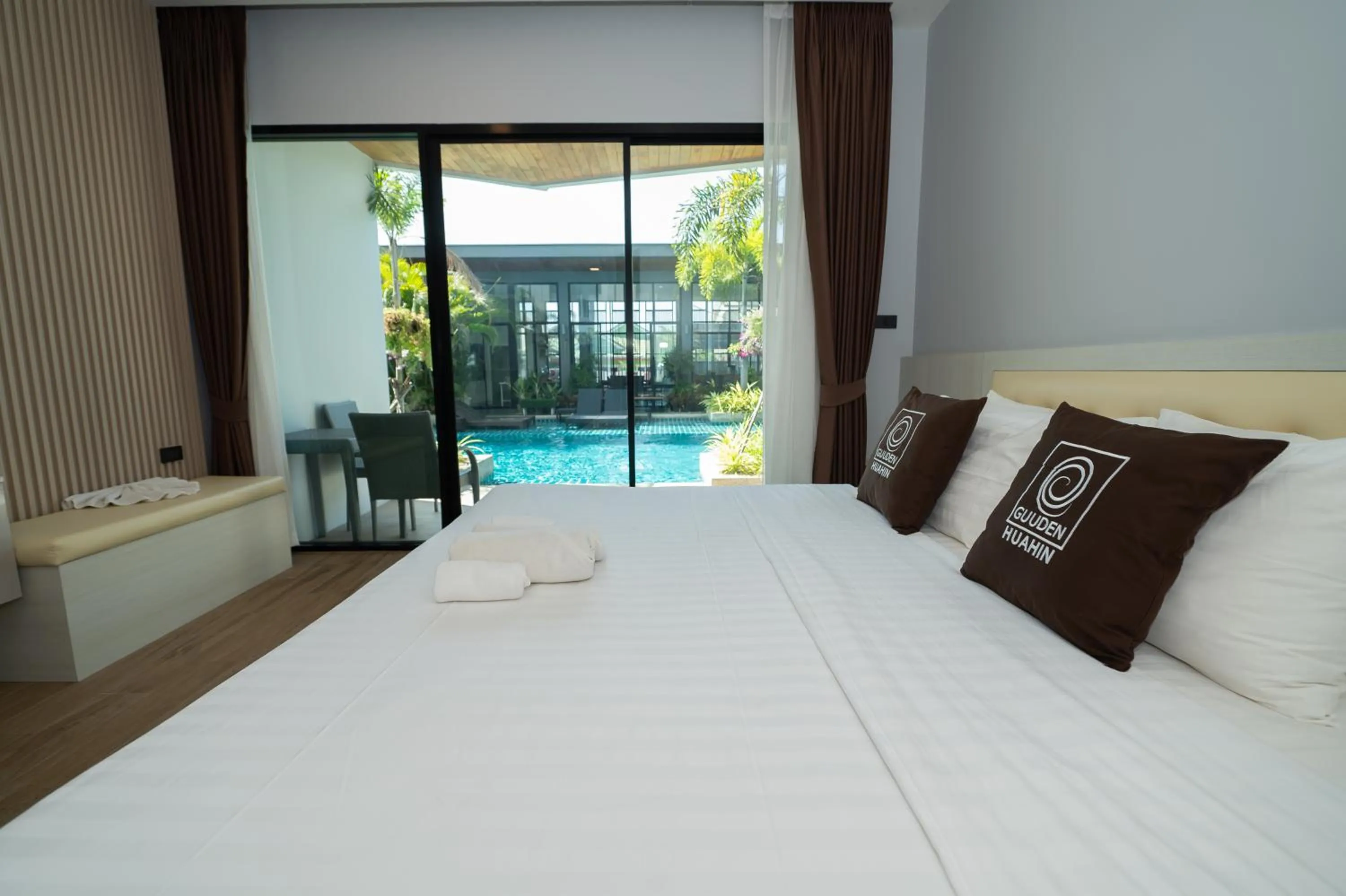 Bedroom, Bed in Guuden Huahin Hotel