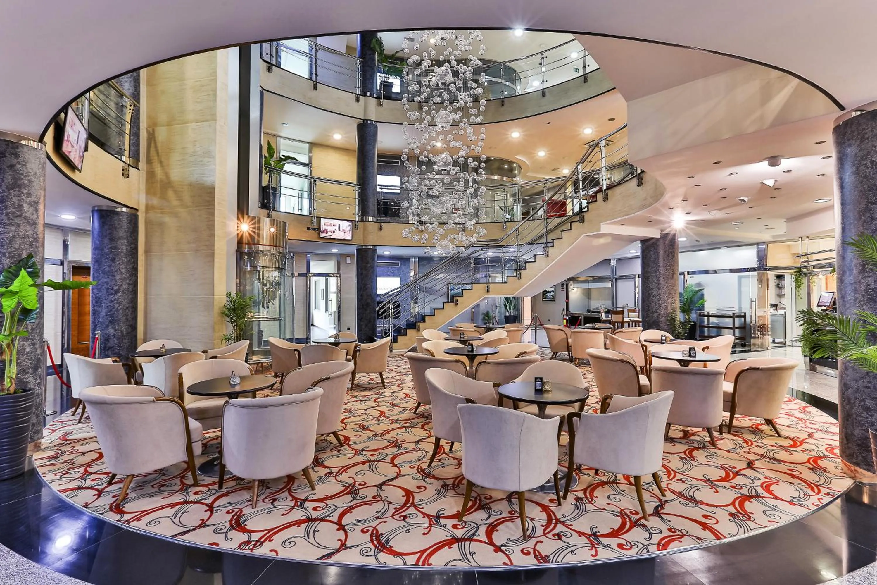 Seating area in Kings Park Hotel