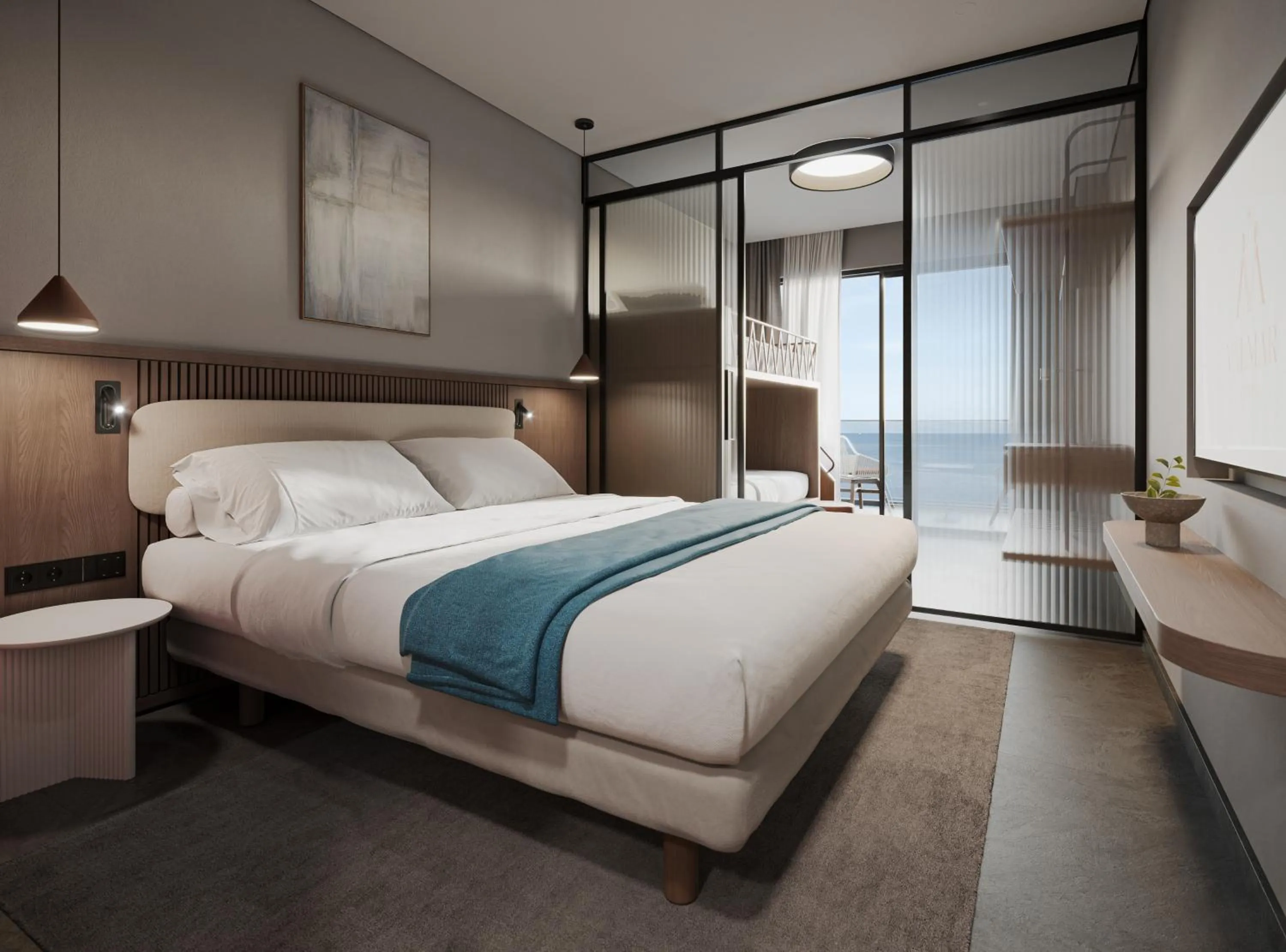 Bedroom, Bed in Valmar Corfu