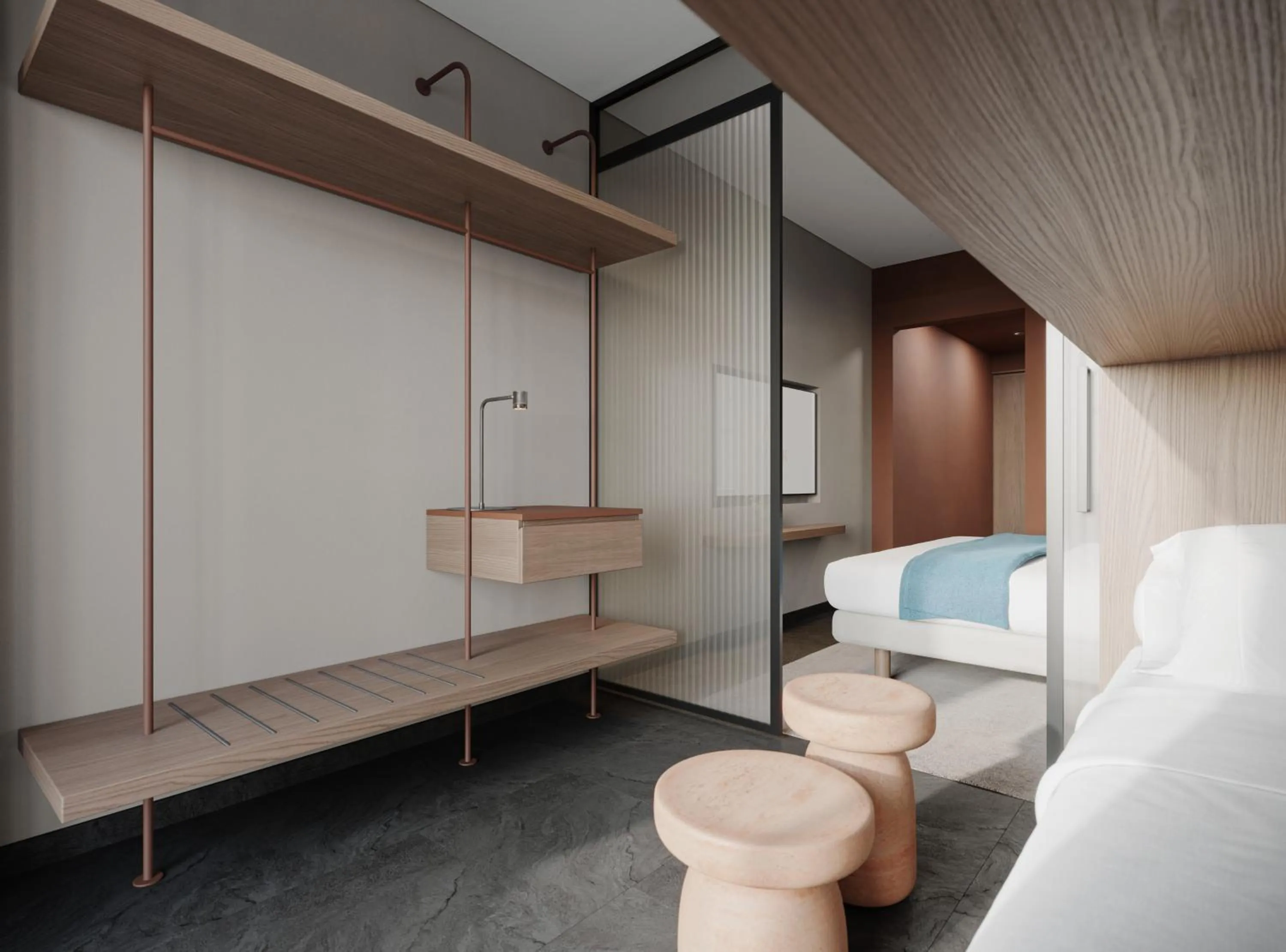 Bedroom, Bed in Valmar Corfu